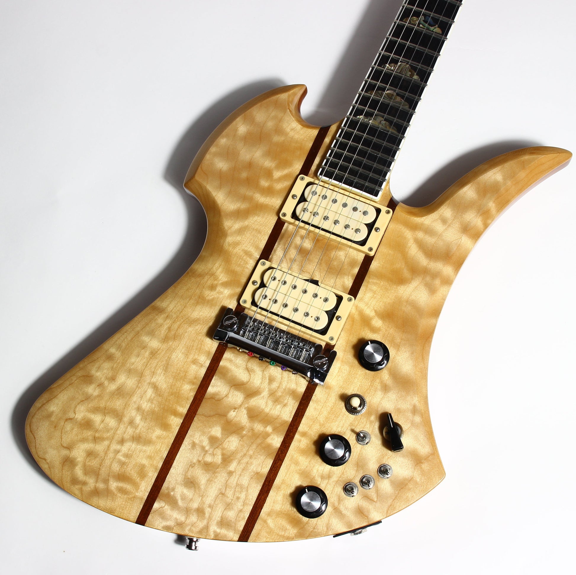 1999 BC Rich USA Mockingbird Supreme Deluxe Electric Guitar | Quilted Maple Top, Bernie Rico Signed
