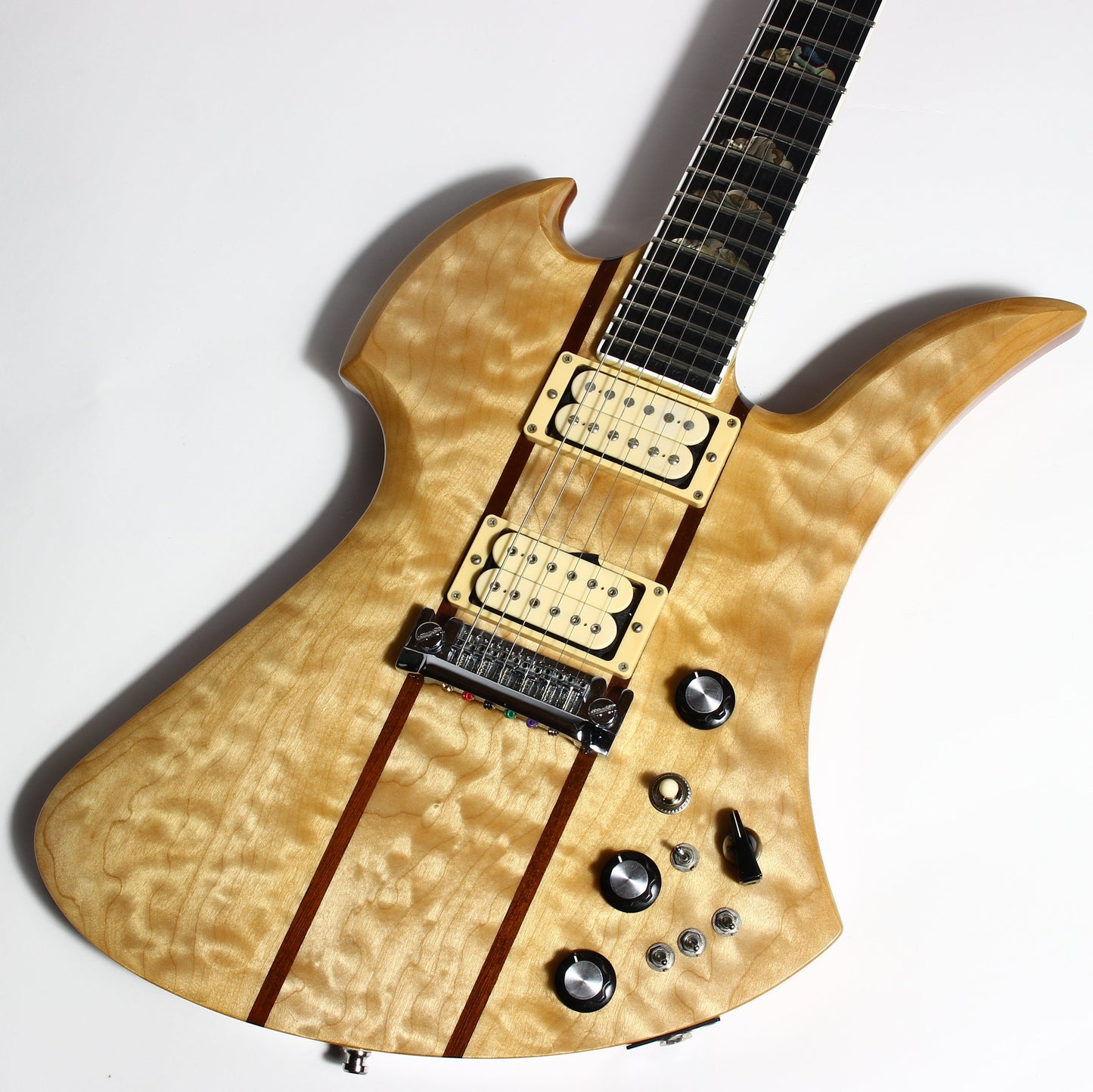 1999 BC Rich USA Mockingbird Supreme Deluxe Electric Guitar | Quilted Maple Top, Bernie Rico Signed