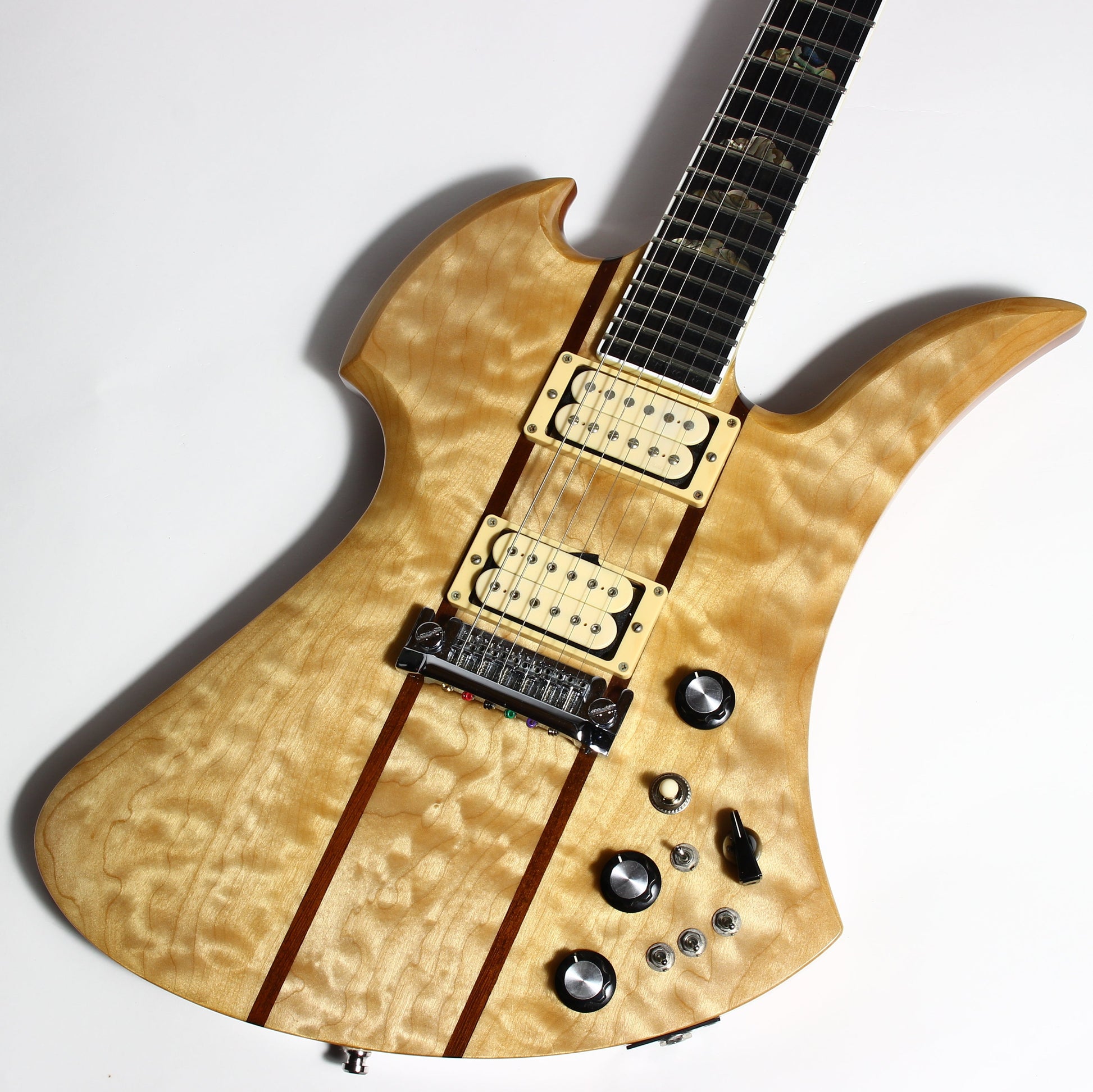 1999 BC Rich USA Mockingbird Supreme Deluxe Electric Guitar | Quilted Maple Top, Bernie Rico Signed