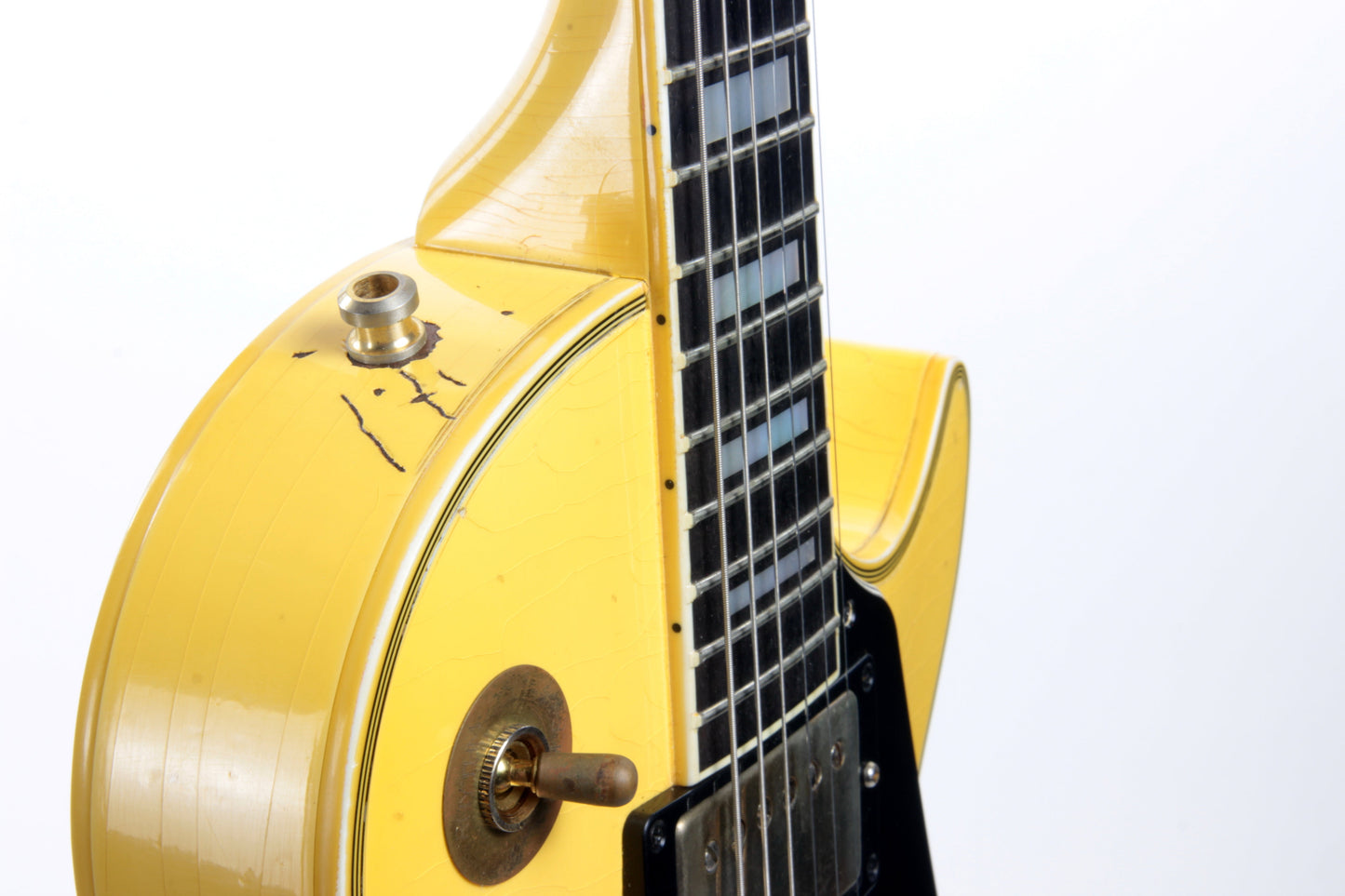 2010 Gibson Custom Shop RANDY RHOADS AGED 1974 Les Paul White '74 Reissue Signature Model