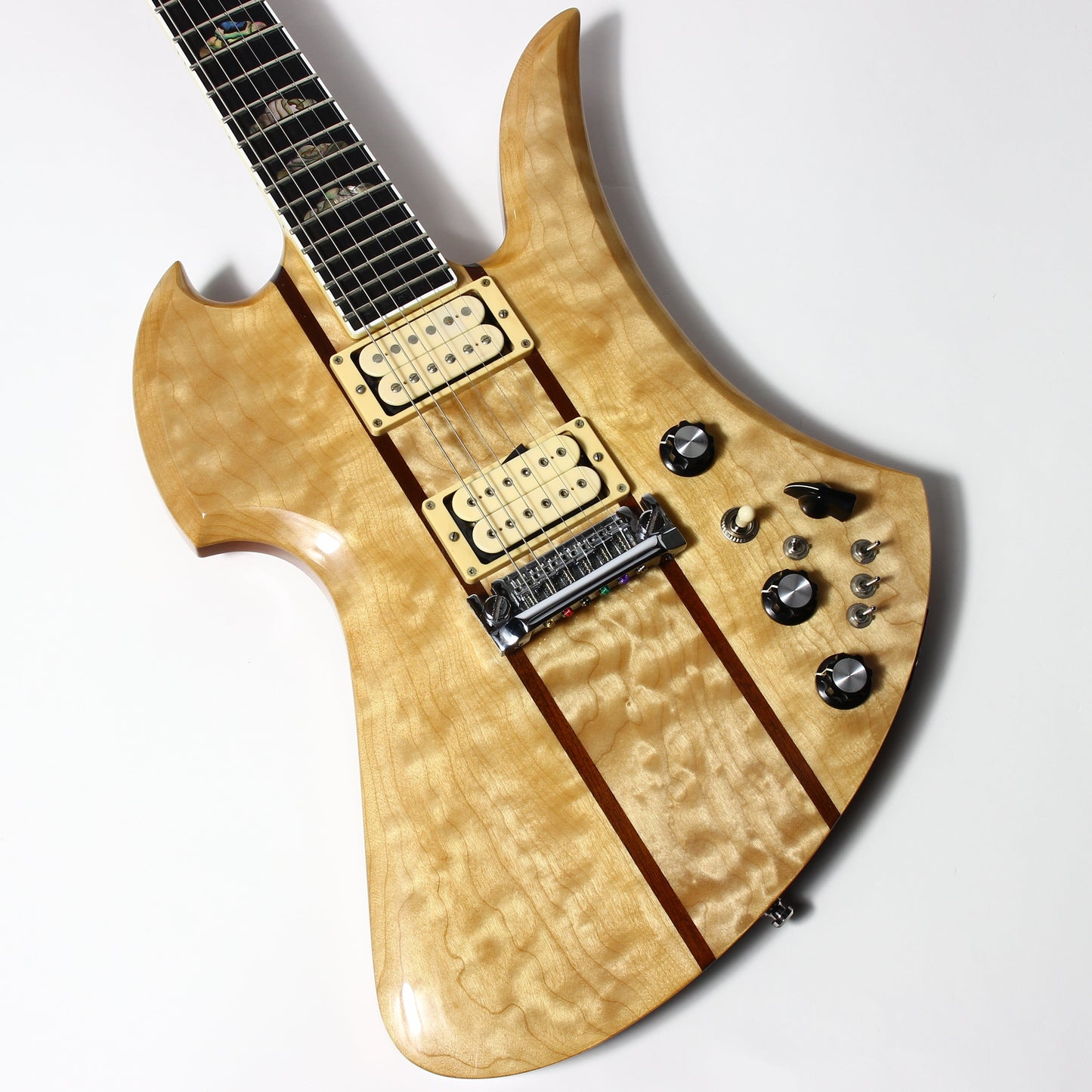 1999 BC Rich USA Mockingbird Supreme Deluxe Electric Guitar | Quilted Maple Top, Bernie Rico Signed