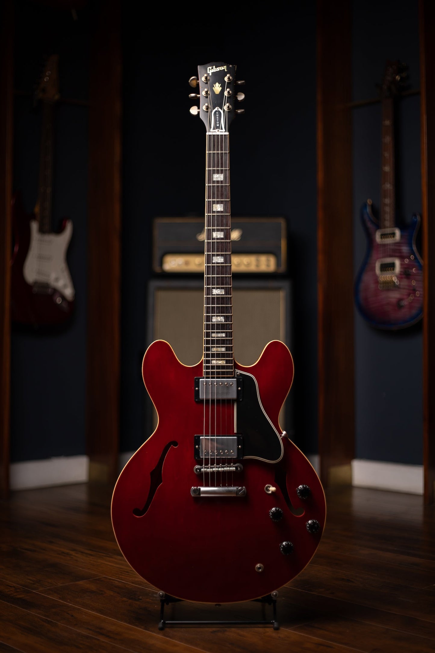 2005 Gibson Eric Clapton Crossroads ES-335 Electric Guitar - Aged Cherry