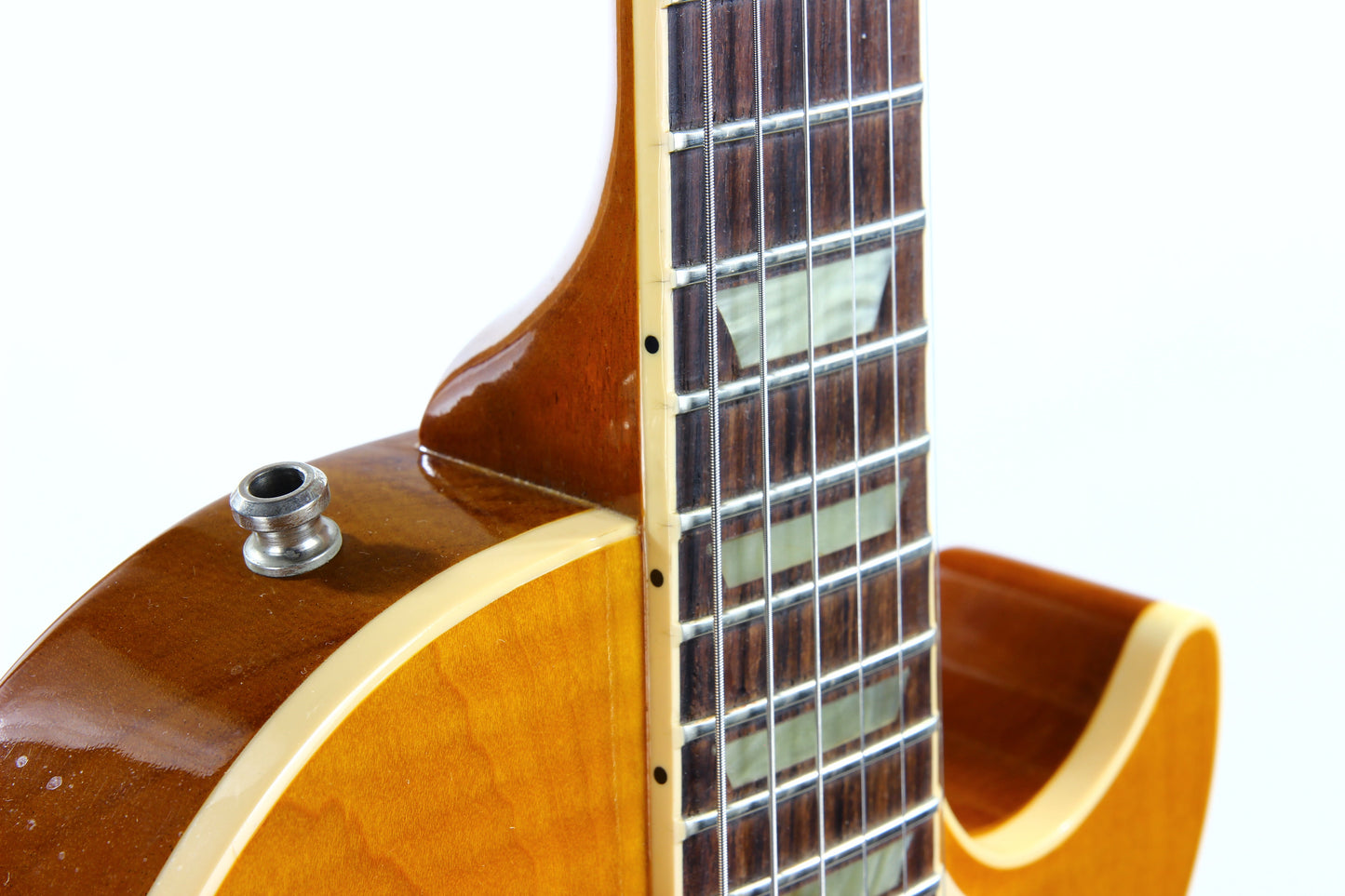 1992 Gibson Les Paul Model Classic Plus Flametop Trans AMBER 1960 Reissue -- Early 1990's standard