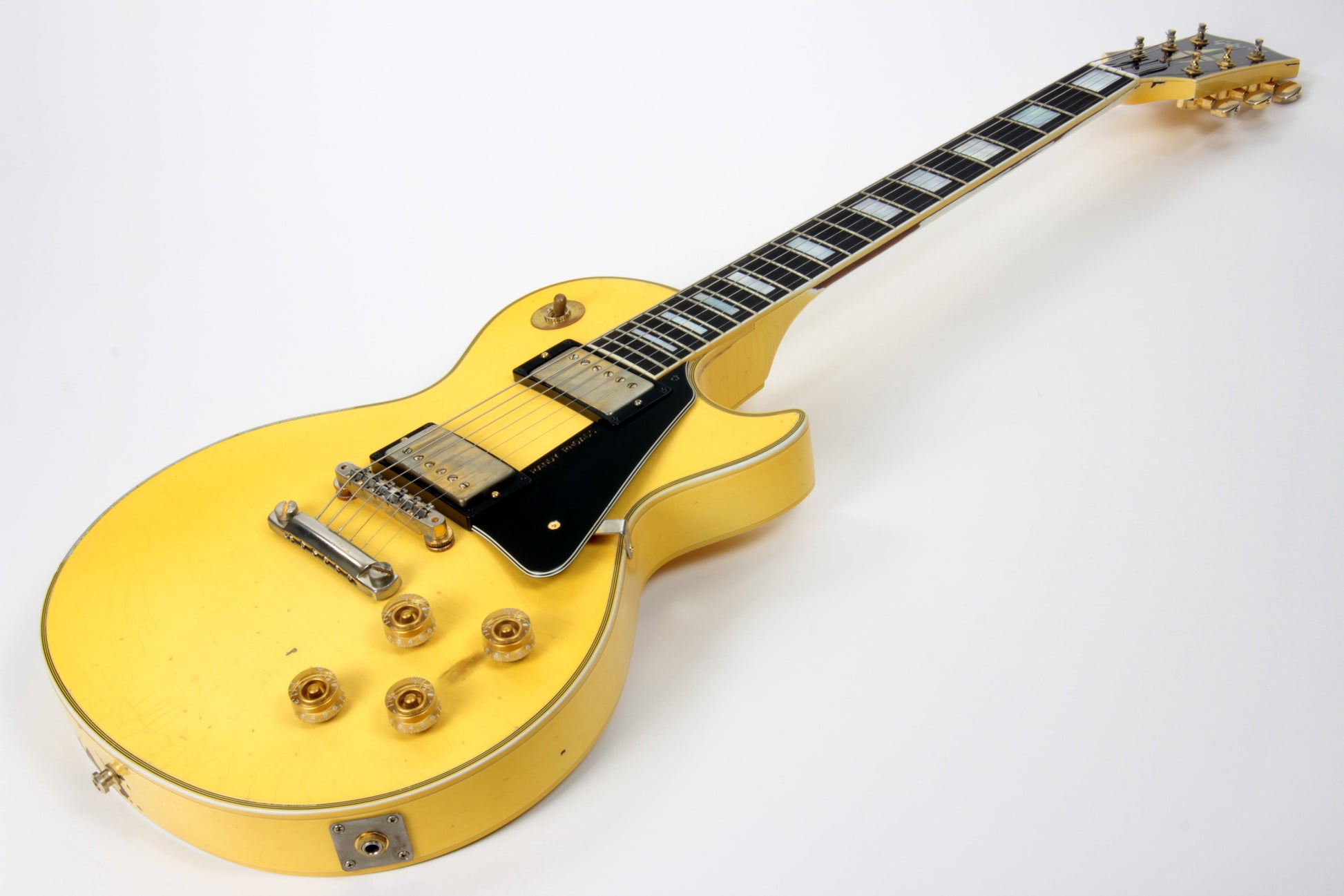 2010 Gibson Custom Shop RANDY RHOADS AGED 1974 Les Paul White '74 Reissue Signature Model