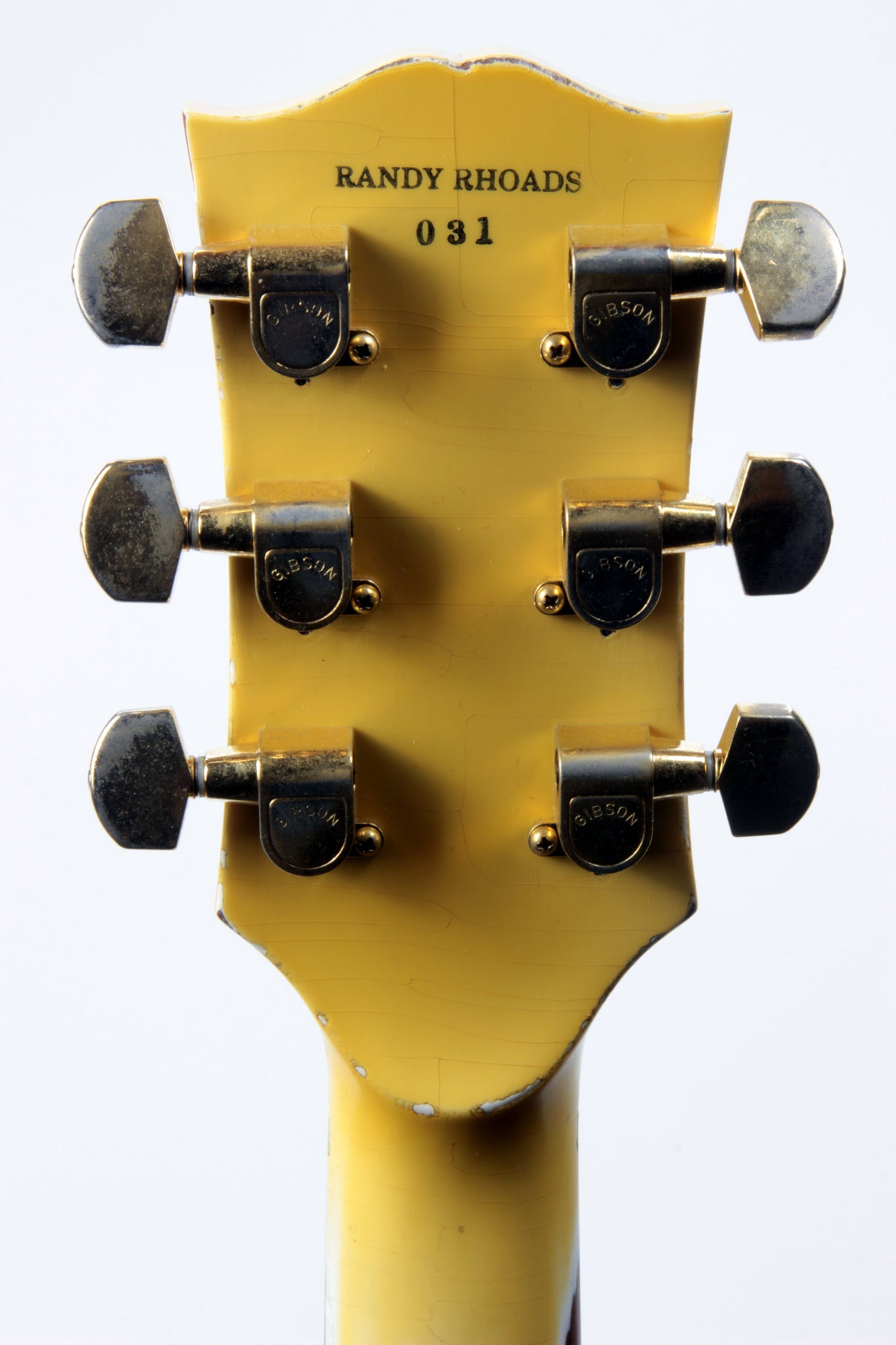 2010 Gibson Custom Shop RANDY RHOADS AGED 1974 Les Paul White '74 Reissue Signature Model