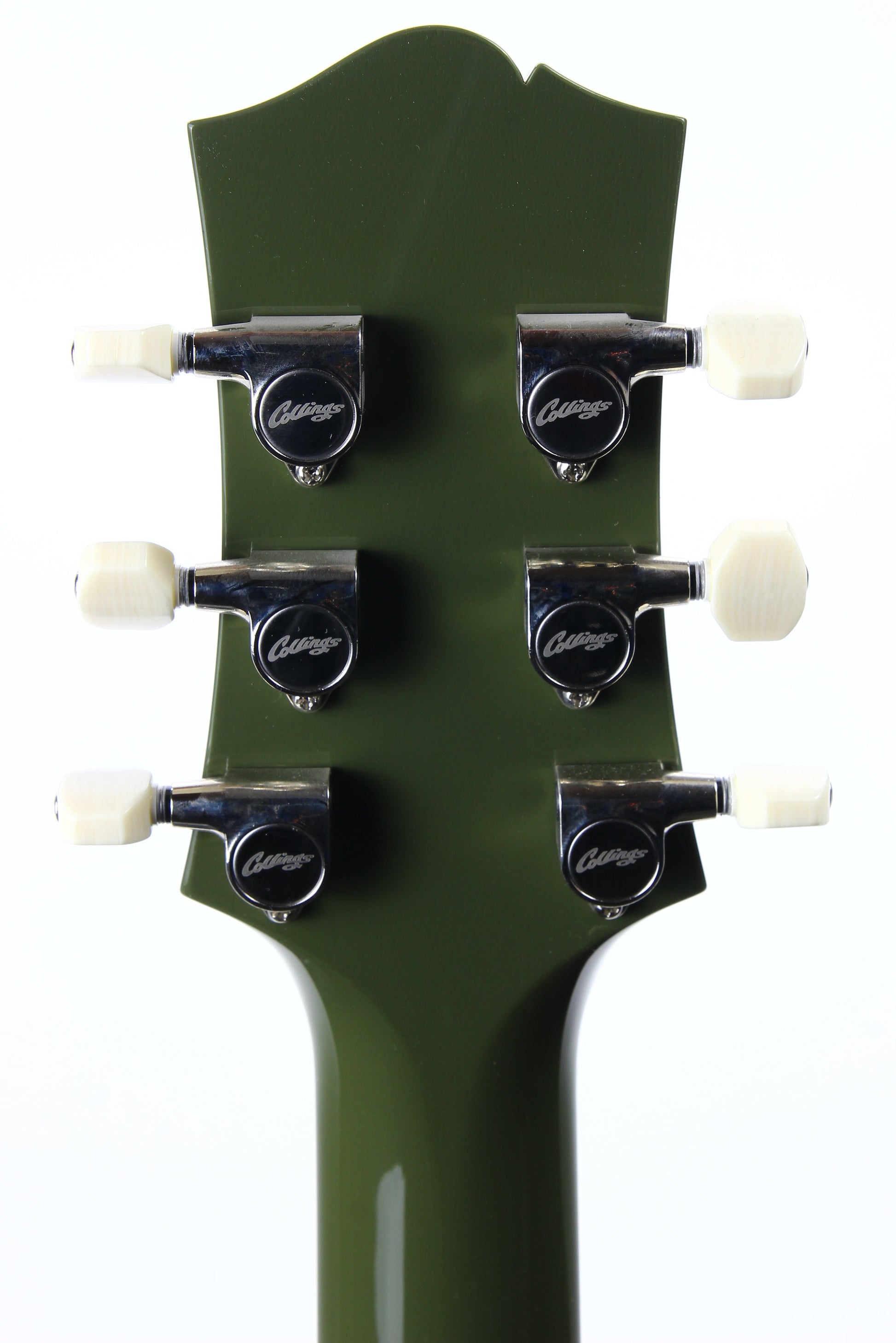 2022 Collings 290 Olive Drab Full Body -- Throbaks P90 52/54, Single Cut SC, Wraparound Bridge!