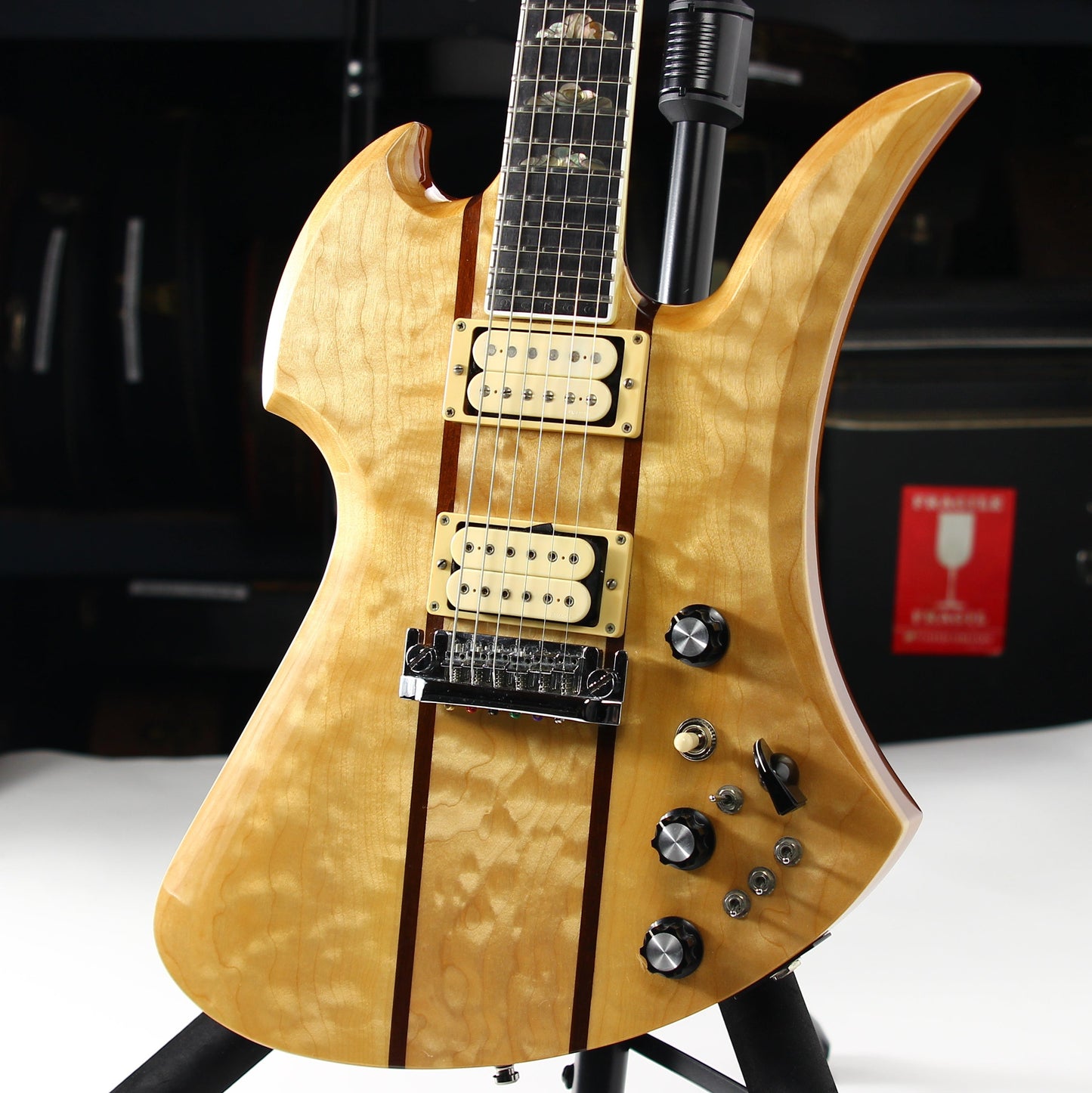 1999 BC Rich USA Mockingbird Supreme Deluxe Electric Guitar | Quilted Maple Top, Bernie Rico Signed