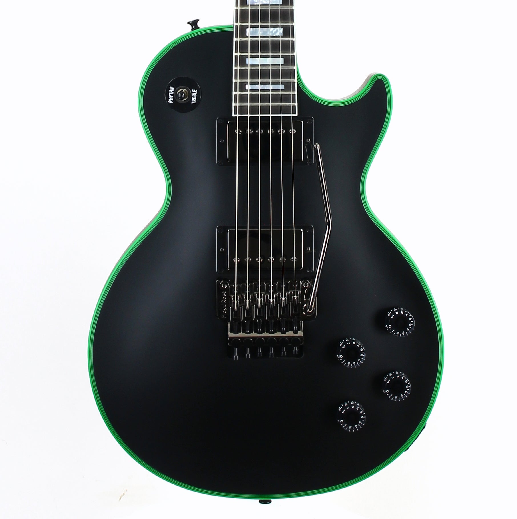 2024 Gibson Custom Shop Les Paul Axcess Custom GREEN WIDOW Satin Black