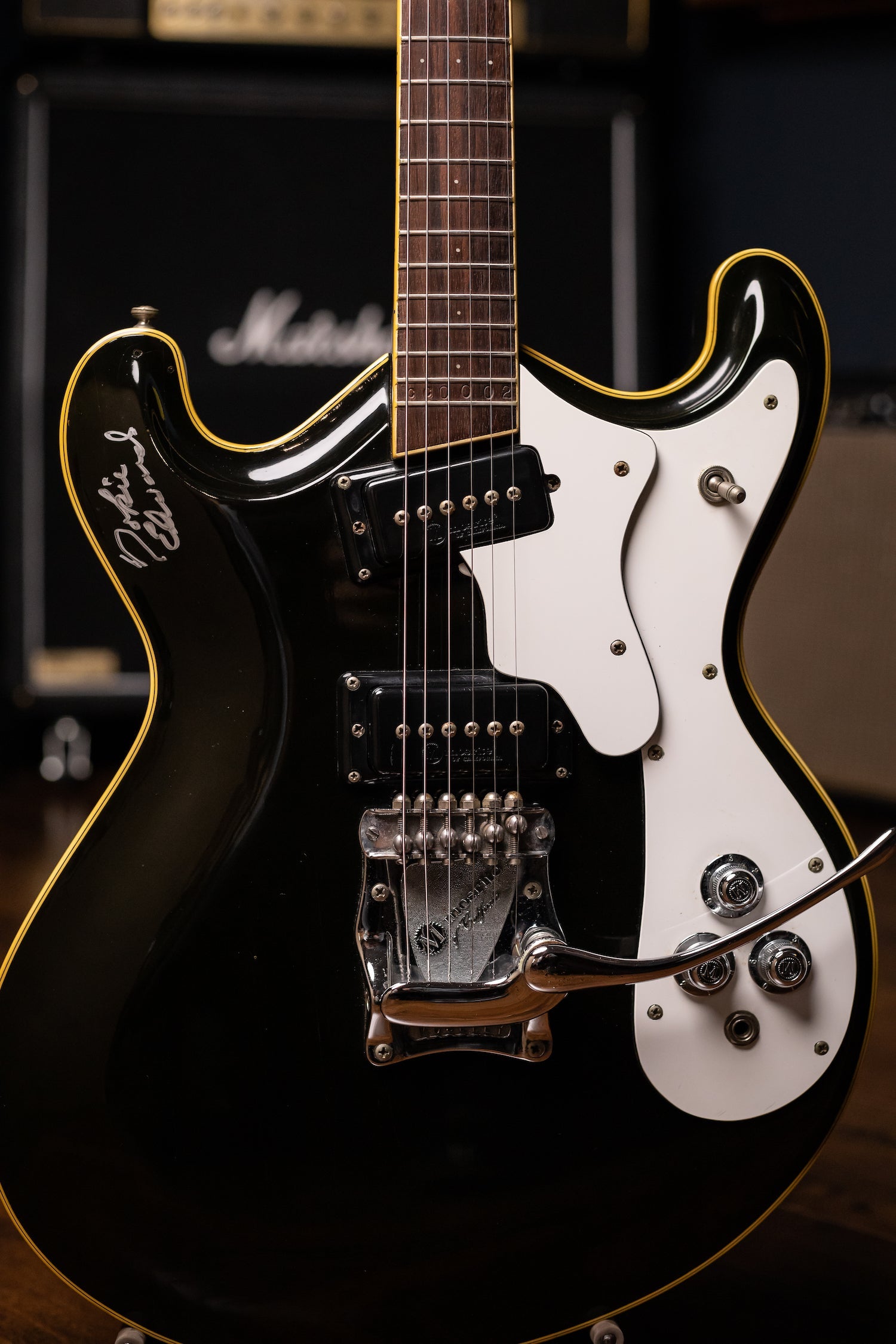 1961 Mosrite Deep Body Custom Model Electric Guitar - Black