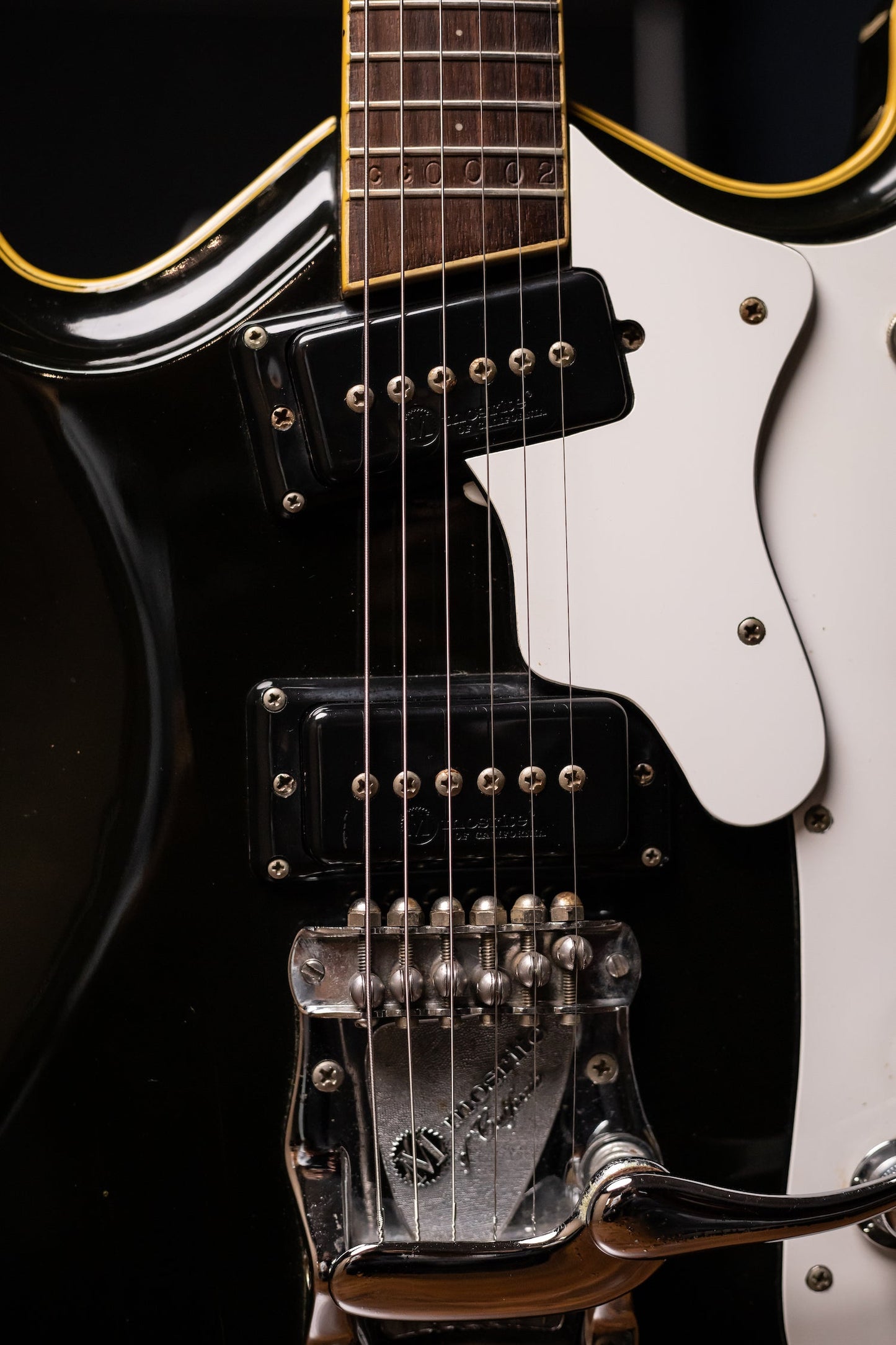 1961 Mosrite Deep Body Custom Model Electric Guitar - Black