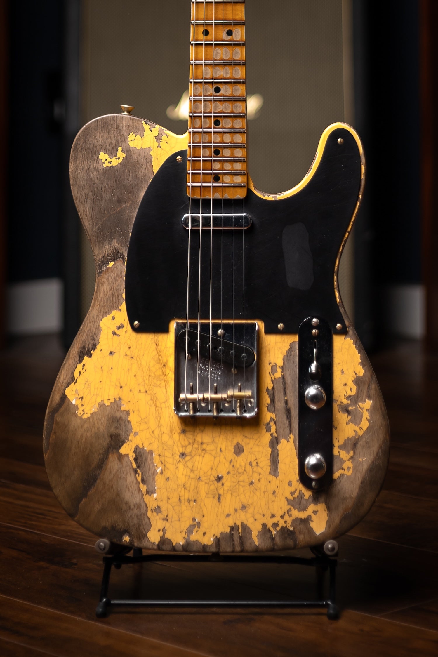Fender Telecaster '52 Super Heavy Relic 1-Piece Quartersawn Maple Neck Electric Guitar - Aged Nocaster Blonde