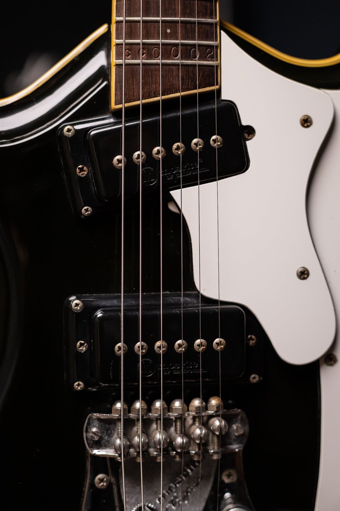 1961 Mosrite Deep Body Custom Model Electric Guitar - Black