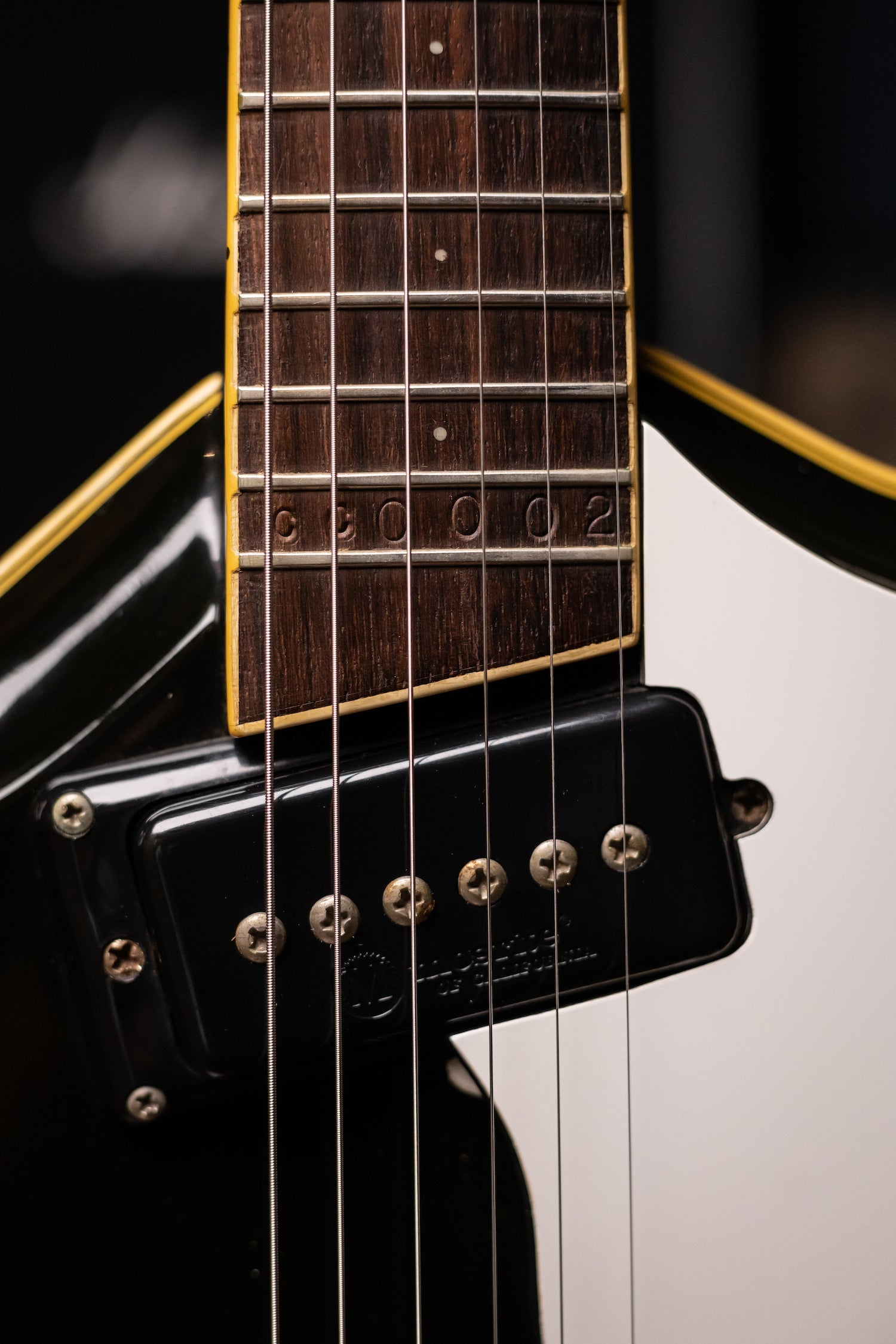 1961 Mosrite Deep Body Custom Model Electric Guitar - Black