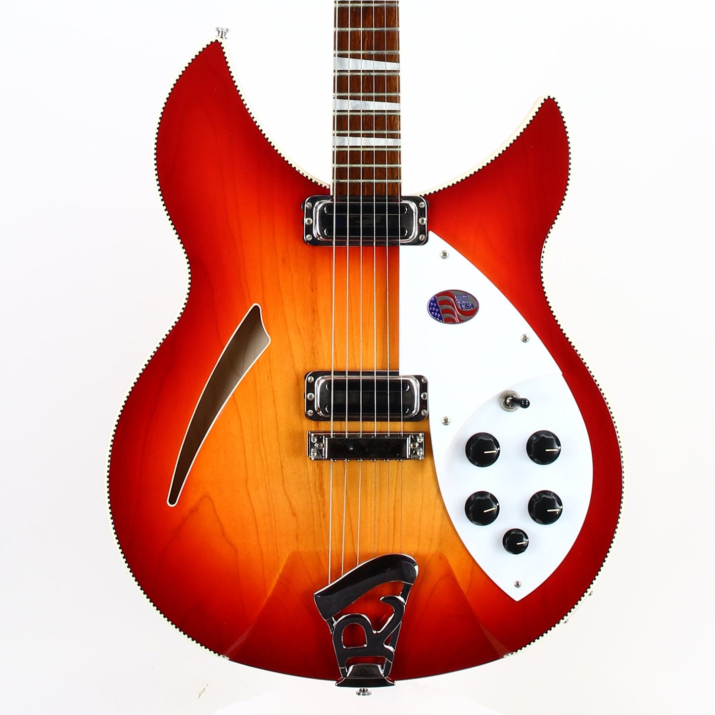 2020 Rickenbacker 360 WB DOUBLE CHECKERBOARD Bound | Aged Fireglo 1 of 30 Made!