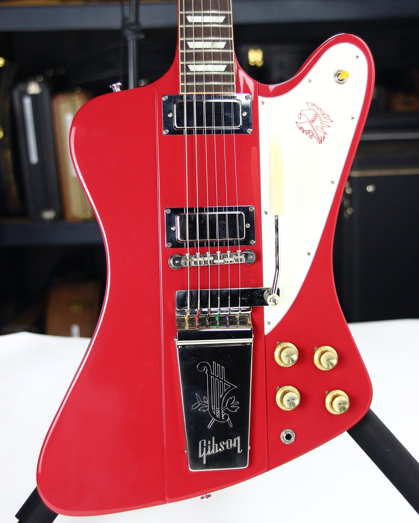 2012 Gibson Custom Shop 1965 Firebird V Reverse '65 Reissue Historic - Rare CARDINAL RED, Maestro i iii vii