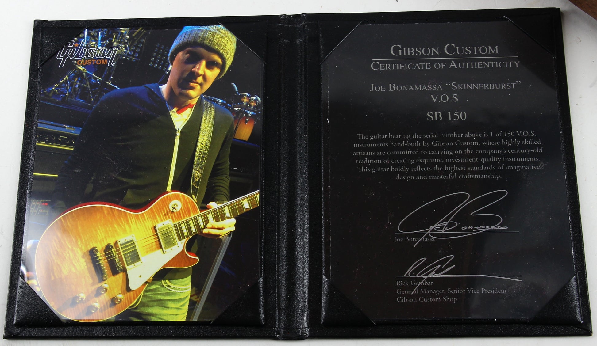 '14 Gibson Joe Bonamassa Skinnerburst LP