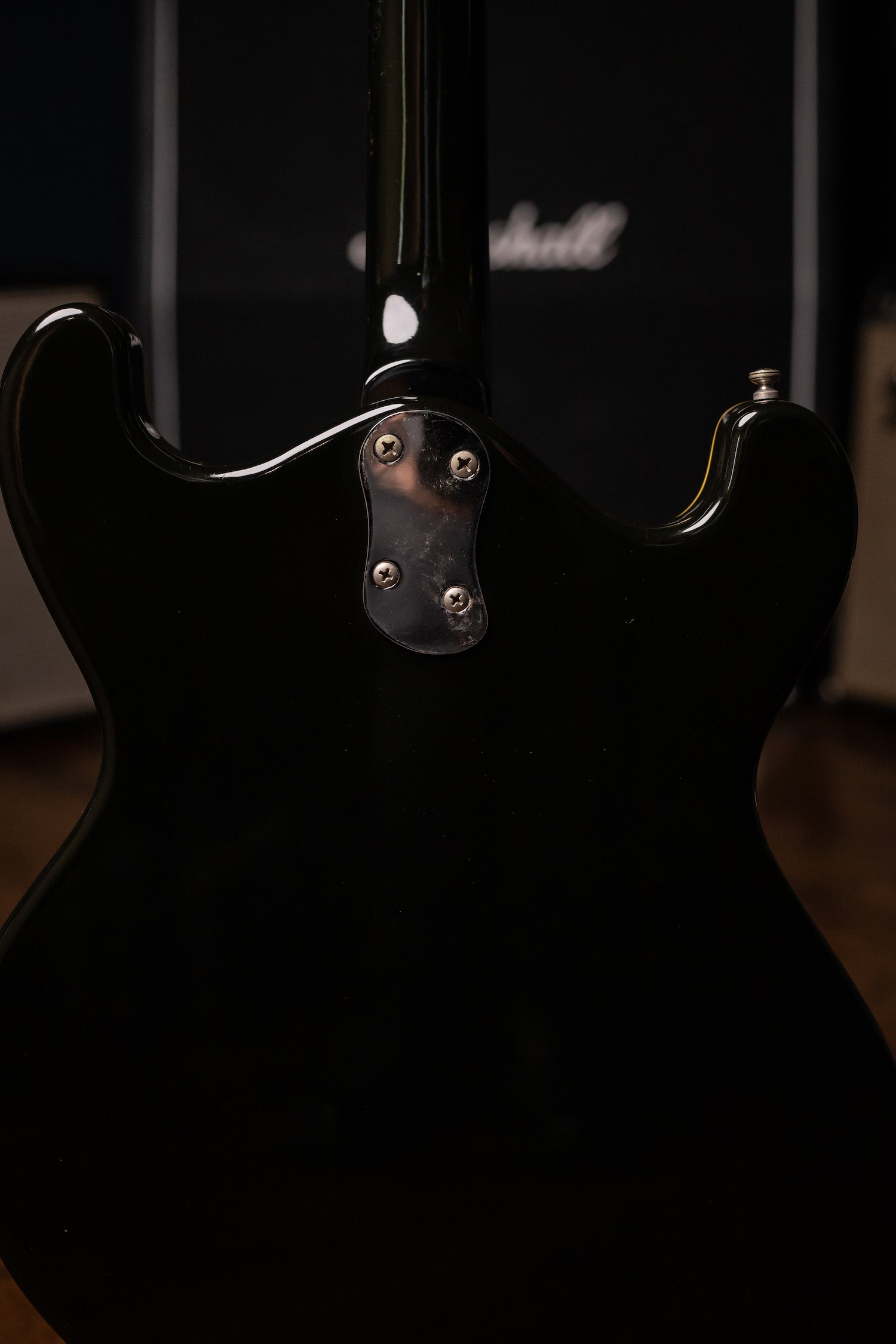 1961 Mosrite Deep Body Custom Model Electric Guitar - Black