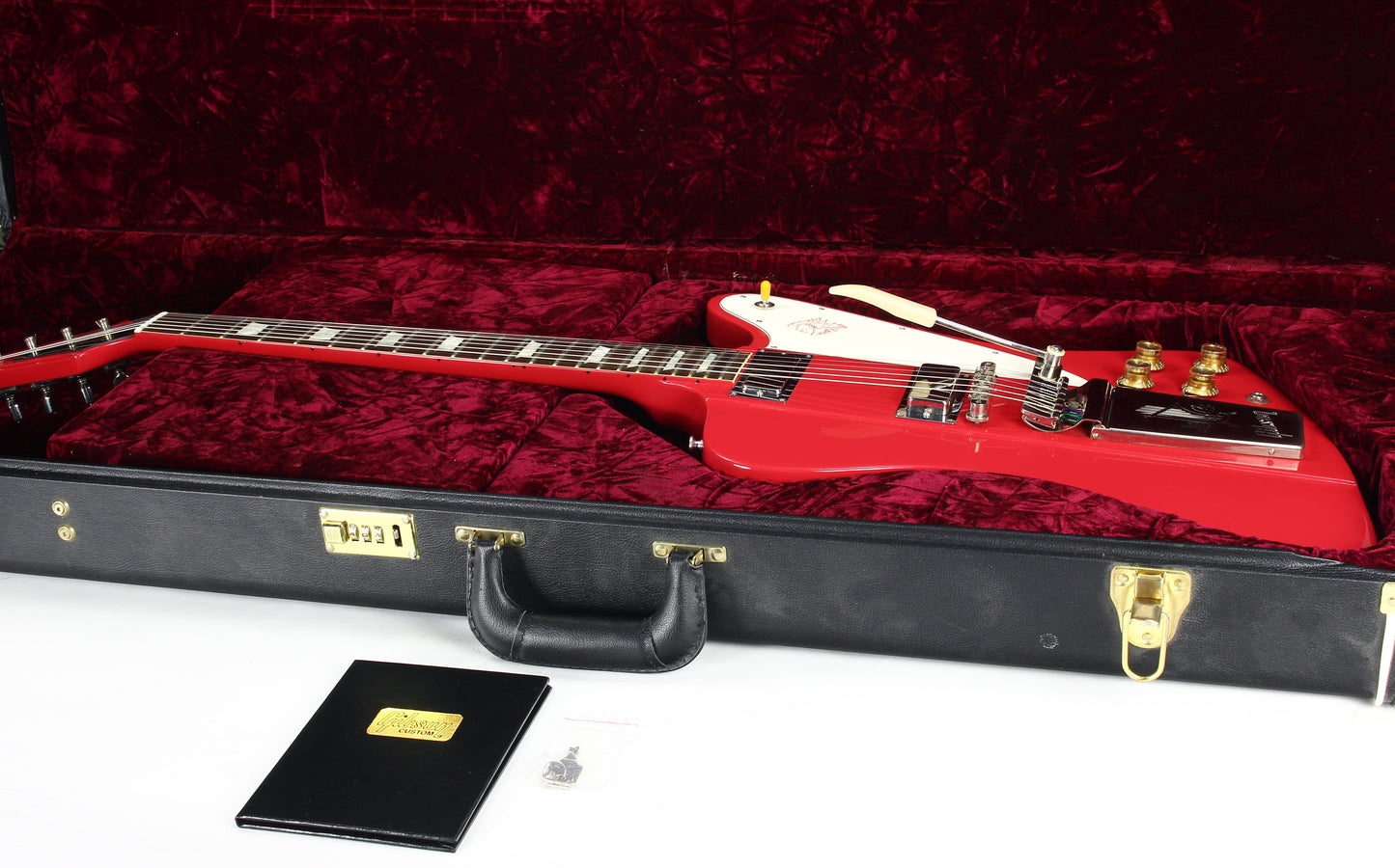 2012 Gibson Custom Shop 1965 Firebird V Reverse '65 Reissue Historic - Rare CARDINAL RED, Maestro i iii vii