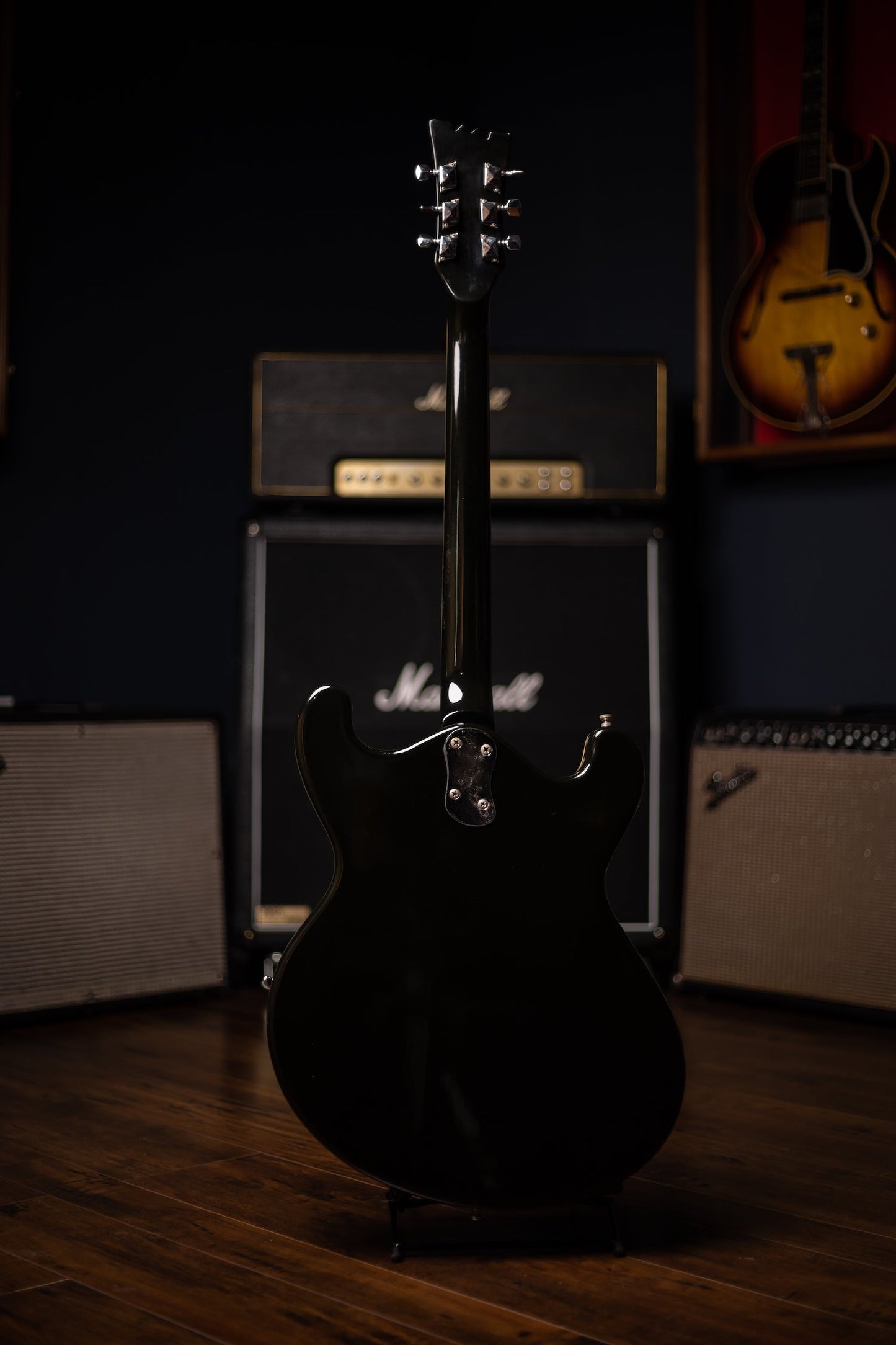1961 Mosrite Deep Body Custom Model Electric Guitar - Black