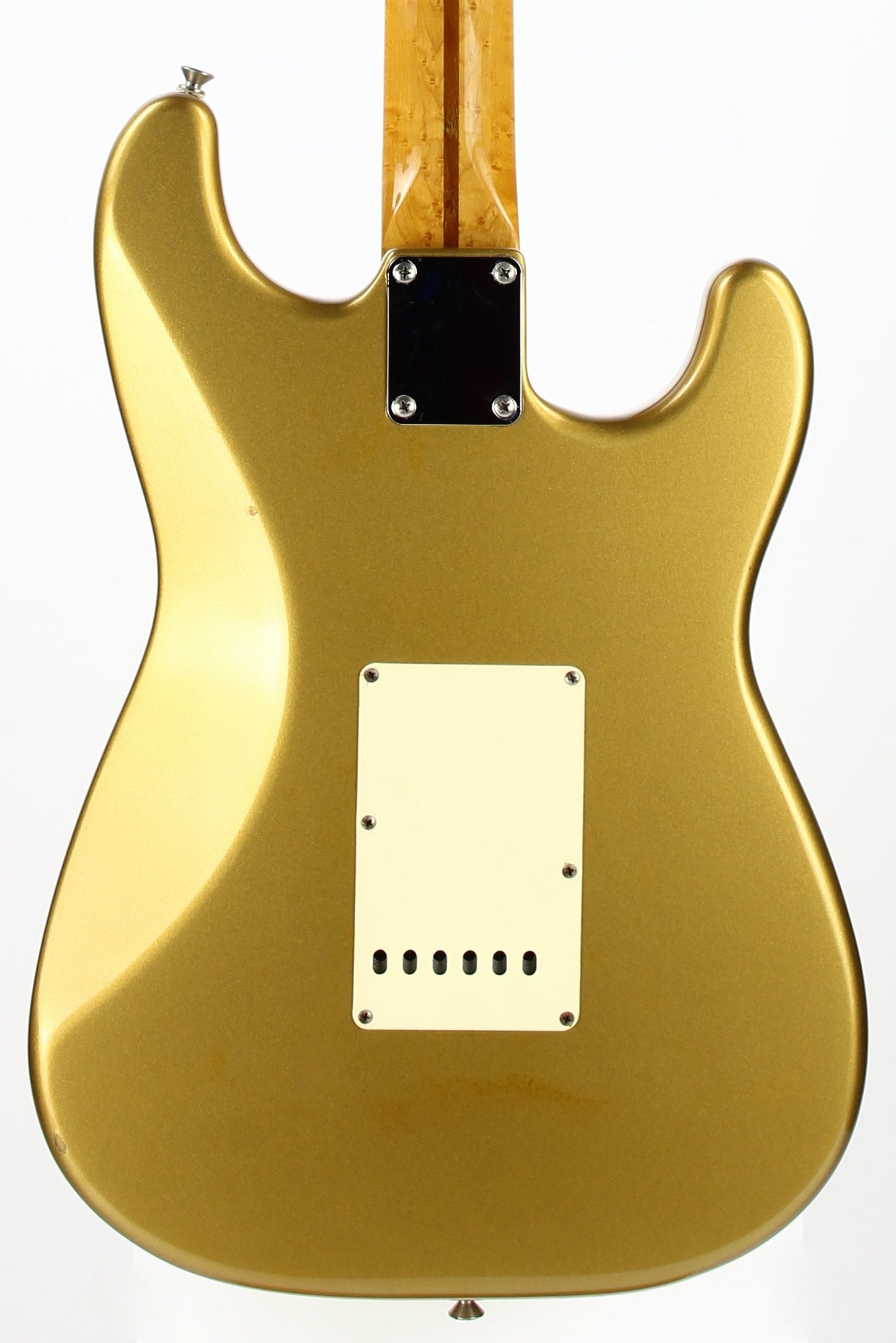 1991 Fender Custom Shop MASTERBUILT JW Black 1950's Stratocaster Reissue Electric Guitar | Aztec Gold, Lefty Strung Righty! j w