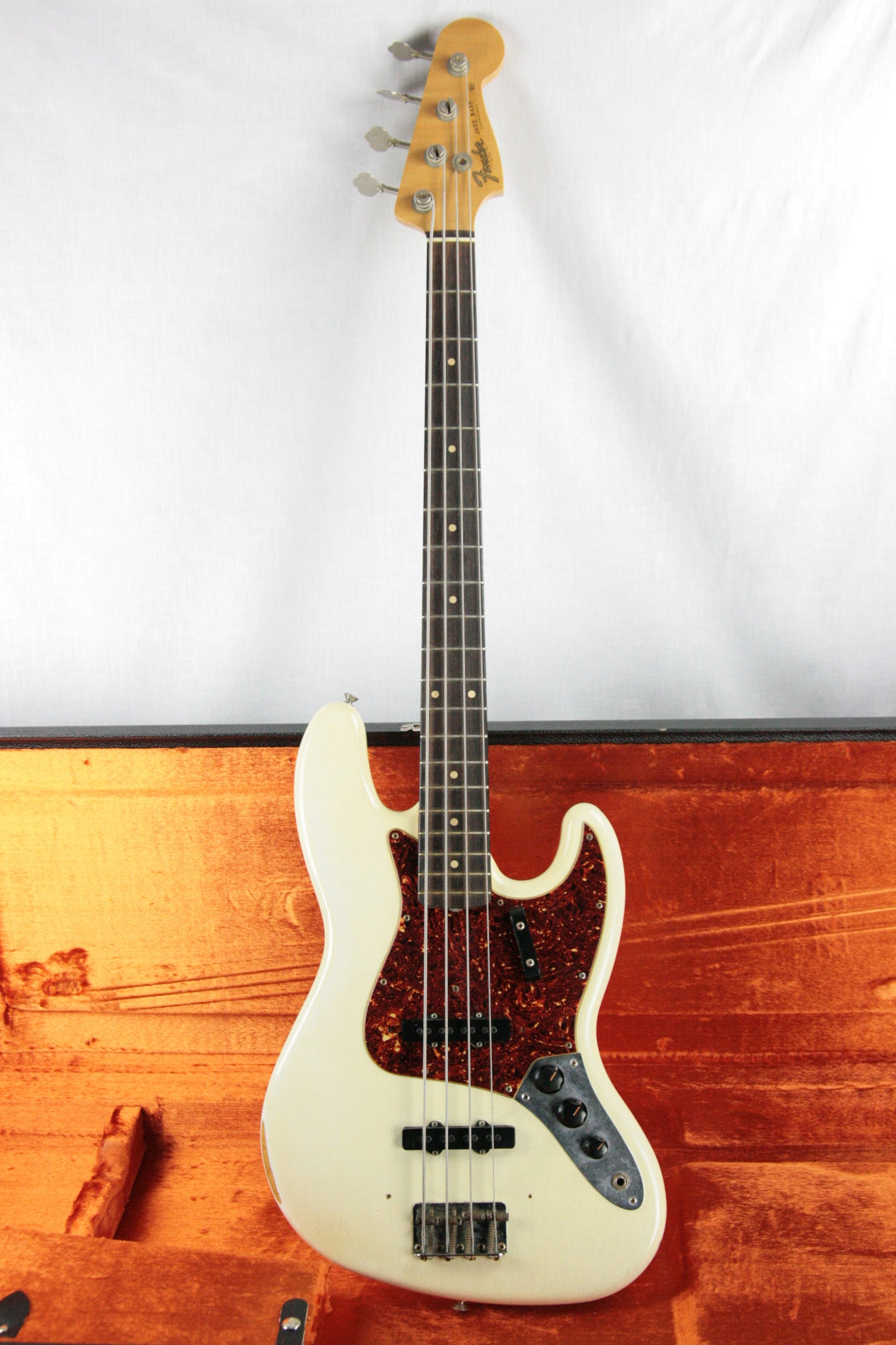'64 Fender MASTERBUILT Jazz Bass Relic Olympic White Custom Shop Dennis Galuszka 1960's