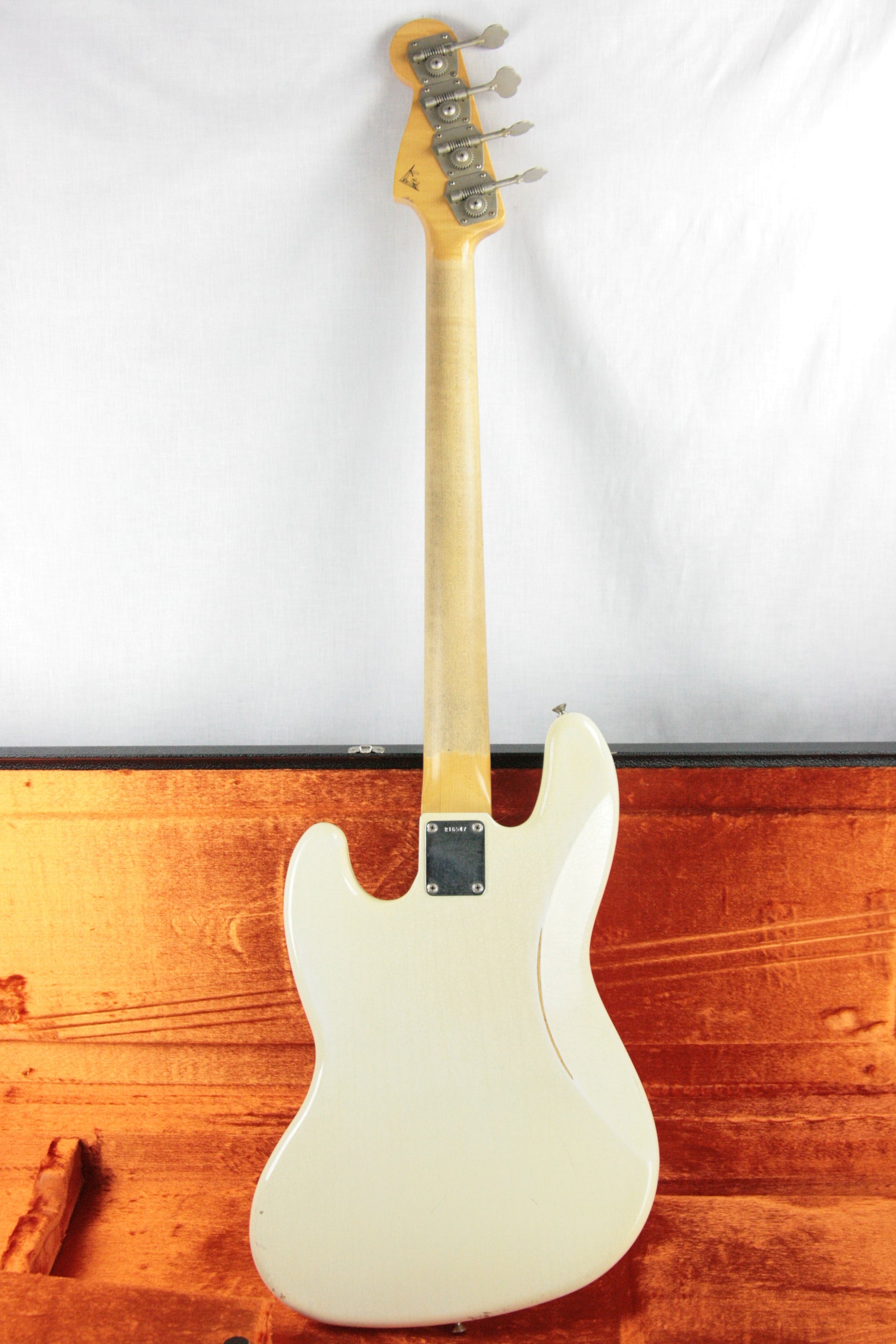 '64 Fender MASTERBUILT Jazz Bass Relic Olympic White Custom Shop Dennis Galuszka 1960's