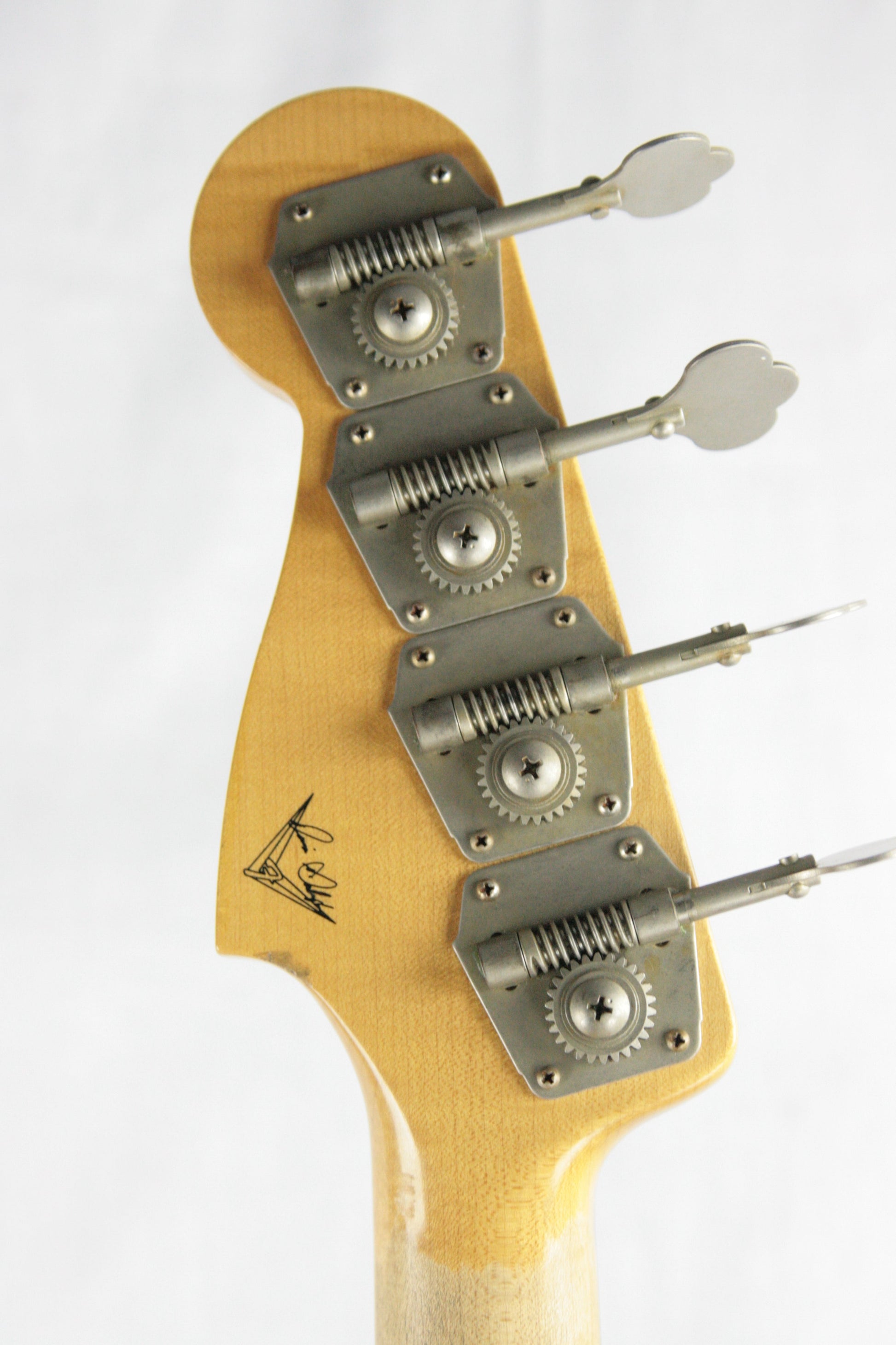 '64 Fender MASTERBUILT Jazz Bass Relic Olympic White Custom Shop Dennis Galuszka 1960's