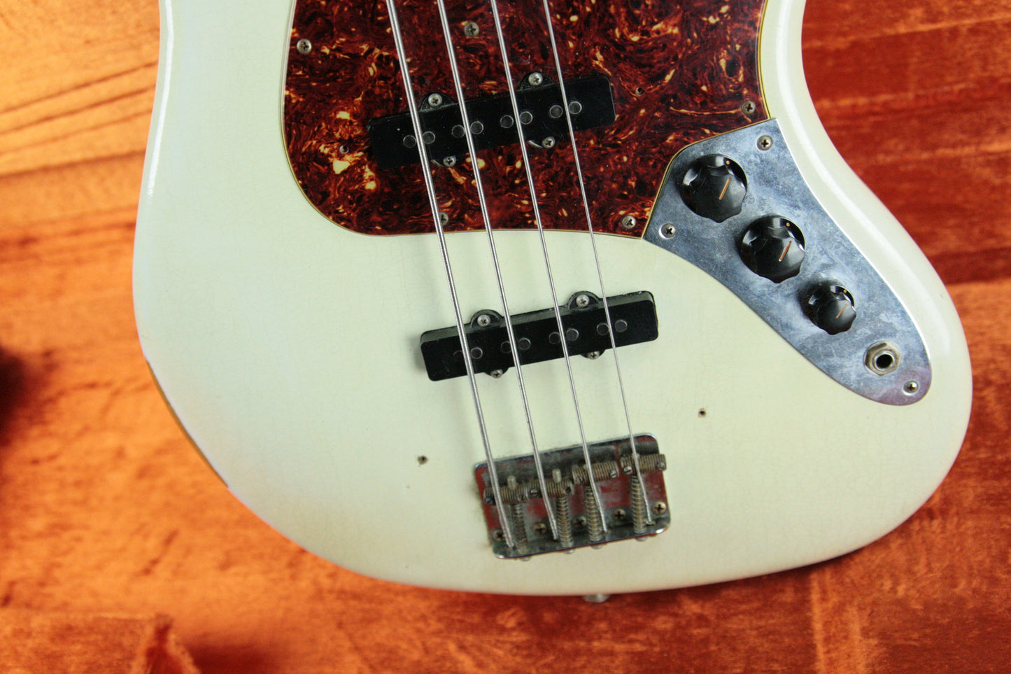 '64 Fender MASTERBUILT Jazz Bass Relic Olympic White Custom Shop Dennis Galuszka 1960's