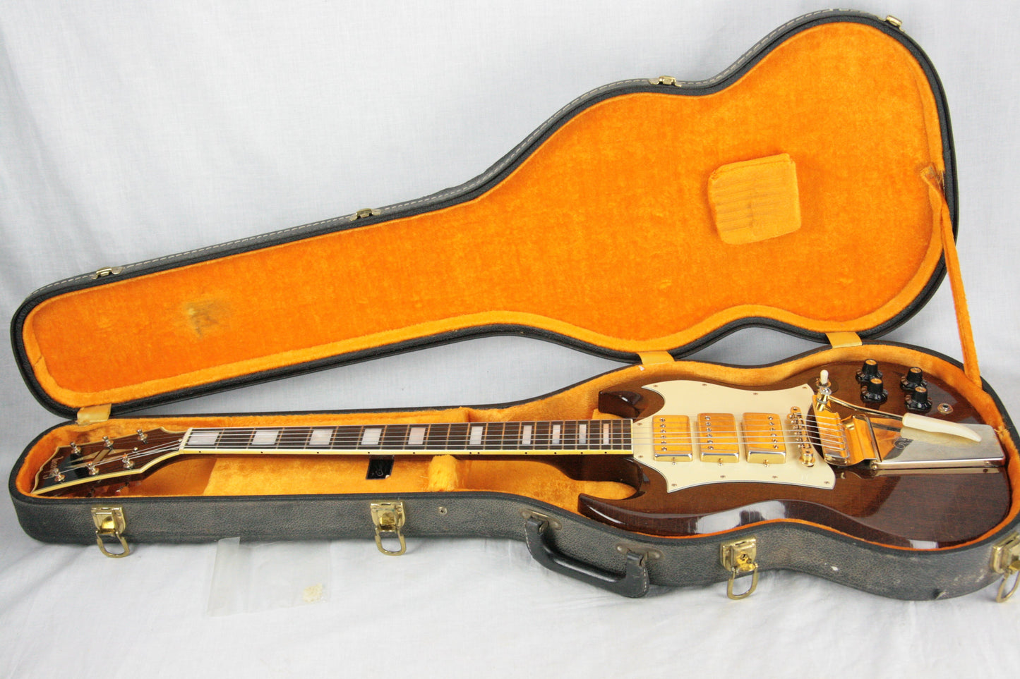 1969 Gibson SG Custom Walnut! 100% Original w OHSC! 1960's SG Les Paul