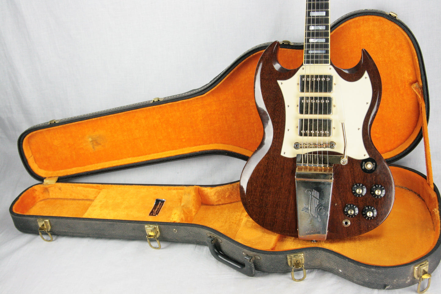 1969 Gibson SG Custom Walnut! 100% Original w OHSC! 1960's SG Les Paul