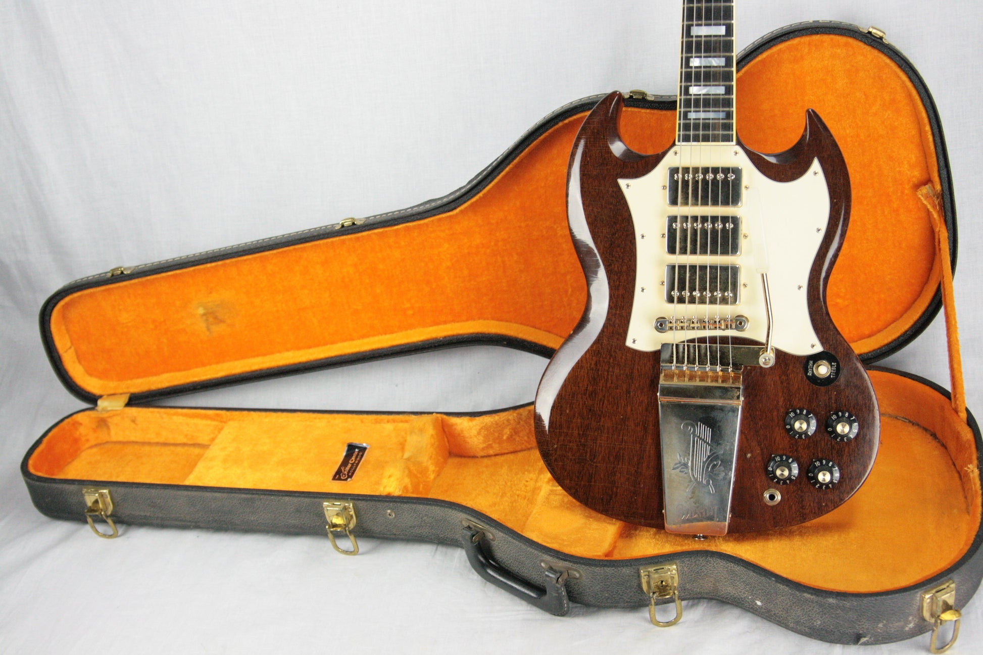 1969 Gibson SG Custom Walnut! 100% Original w OHSC! 1960's SG Les Paul