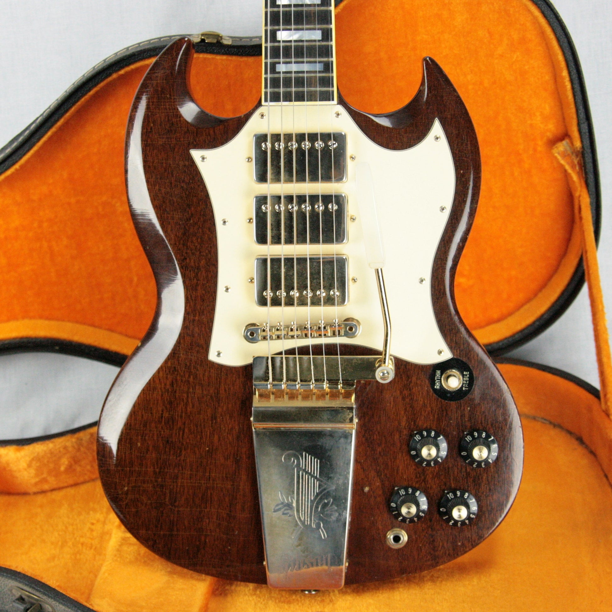1969 Gibson SG Custom Walnut! 100% Original w OHSC! 1960's SG Les Paul