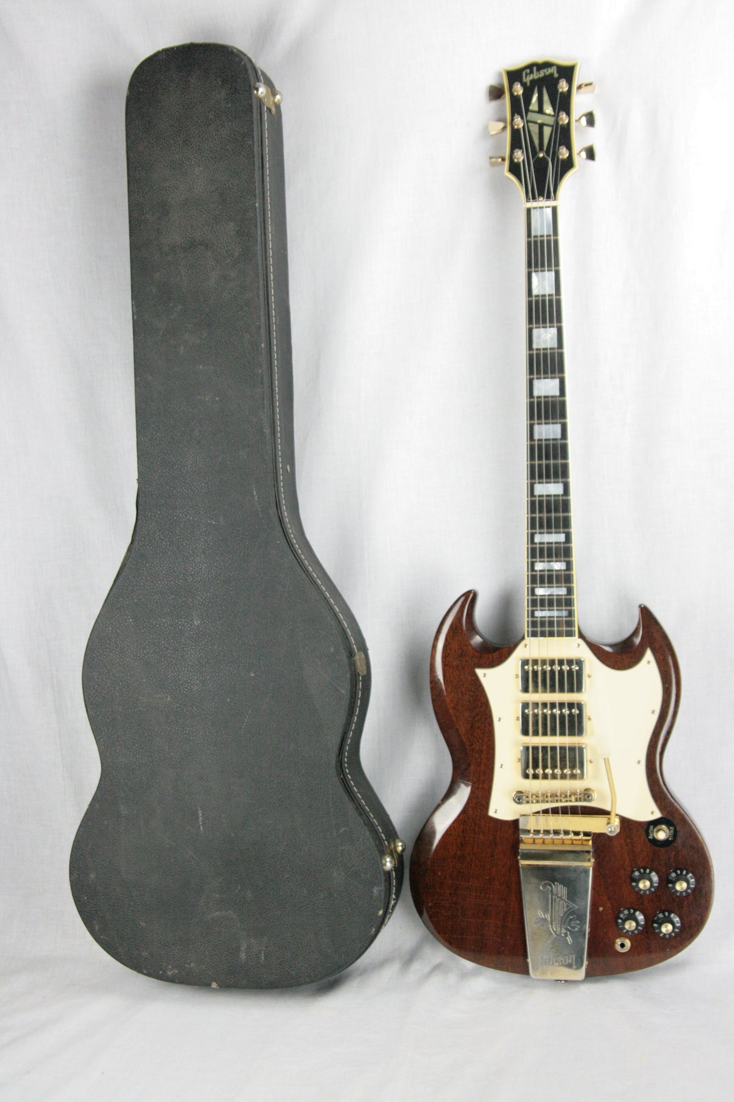 1969 Gibson SG Custom Walnut! 100% Original w OHSC! 1960's SG Les Paul