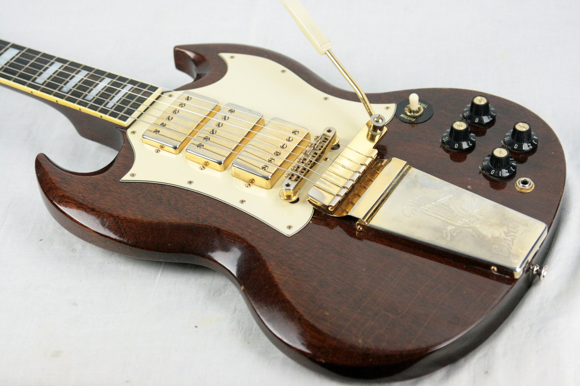 1969 Gibson SG Custom Walnut! 100% Original w OHSC! 1960's SG Les Paul
