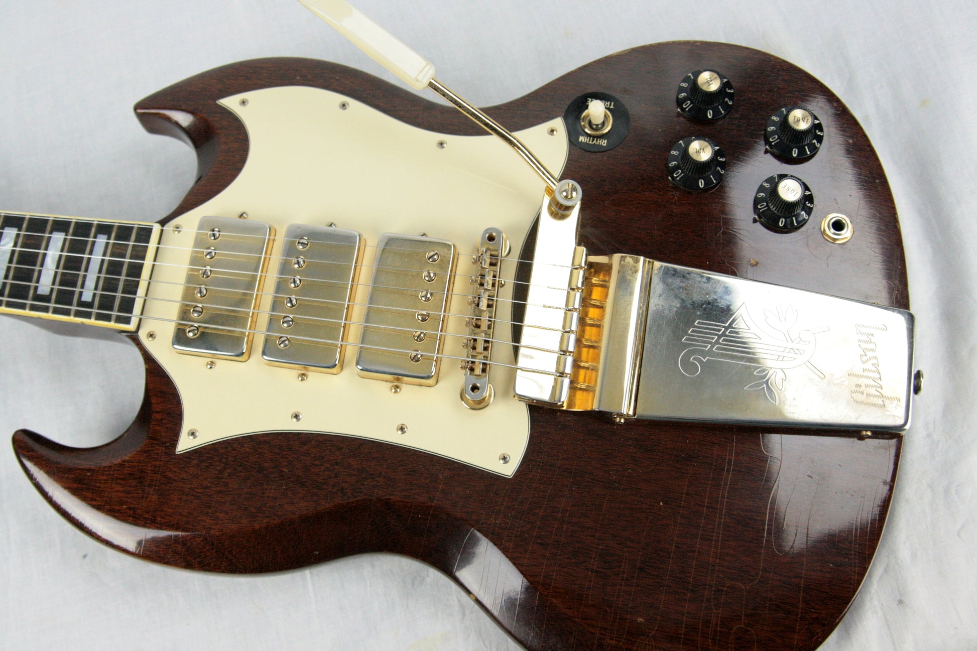 1969 Gibson SG Custom Walnut! 100% Original w OHSC! 1960's SG Les Paul