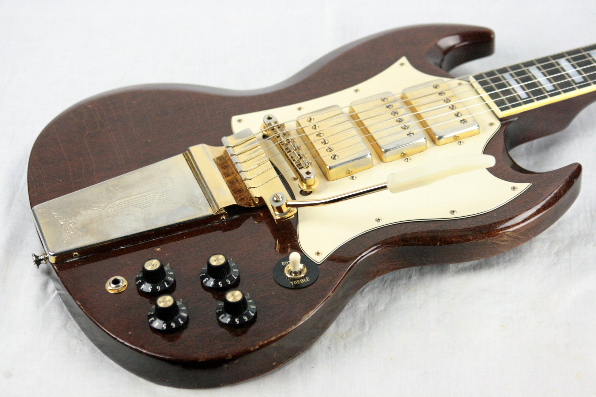 1969 Gibson SG Custom Walnut! 100% Original w OHSC! 1960's SG Les Paul