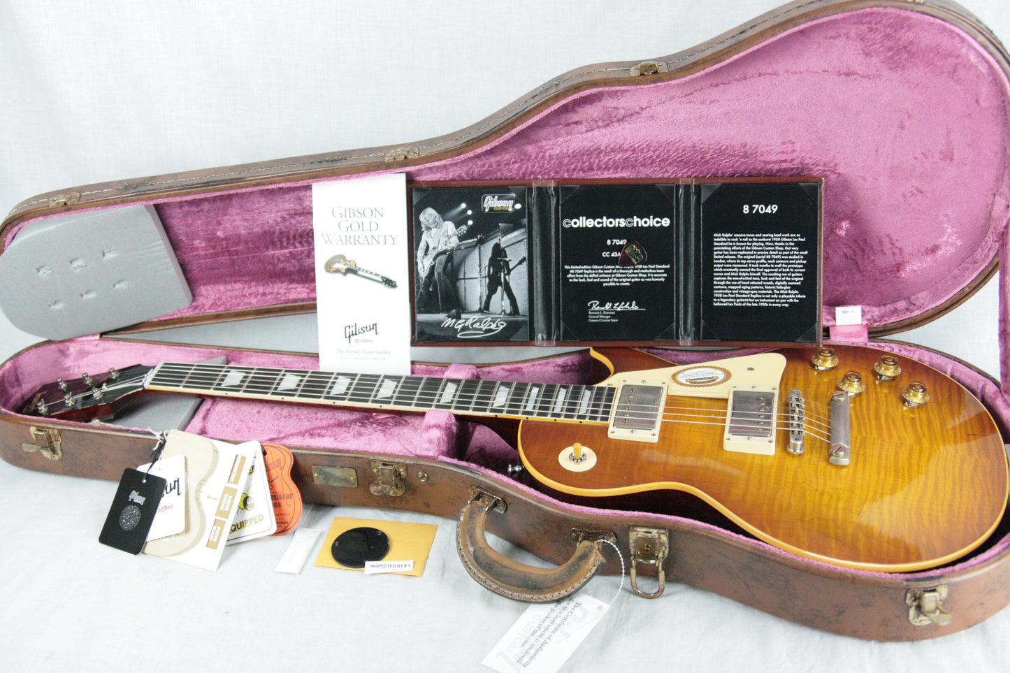 1958 Gibson CC43 Mick Ralphs Les Paul True Historic Specs! Aged Historic Reissue Collectors Choice 1959 59