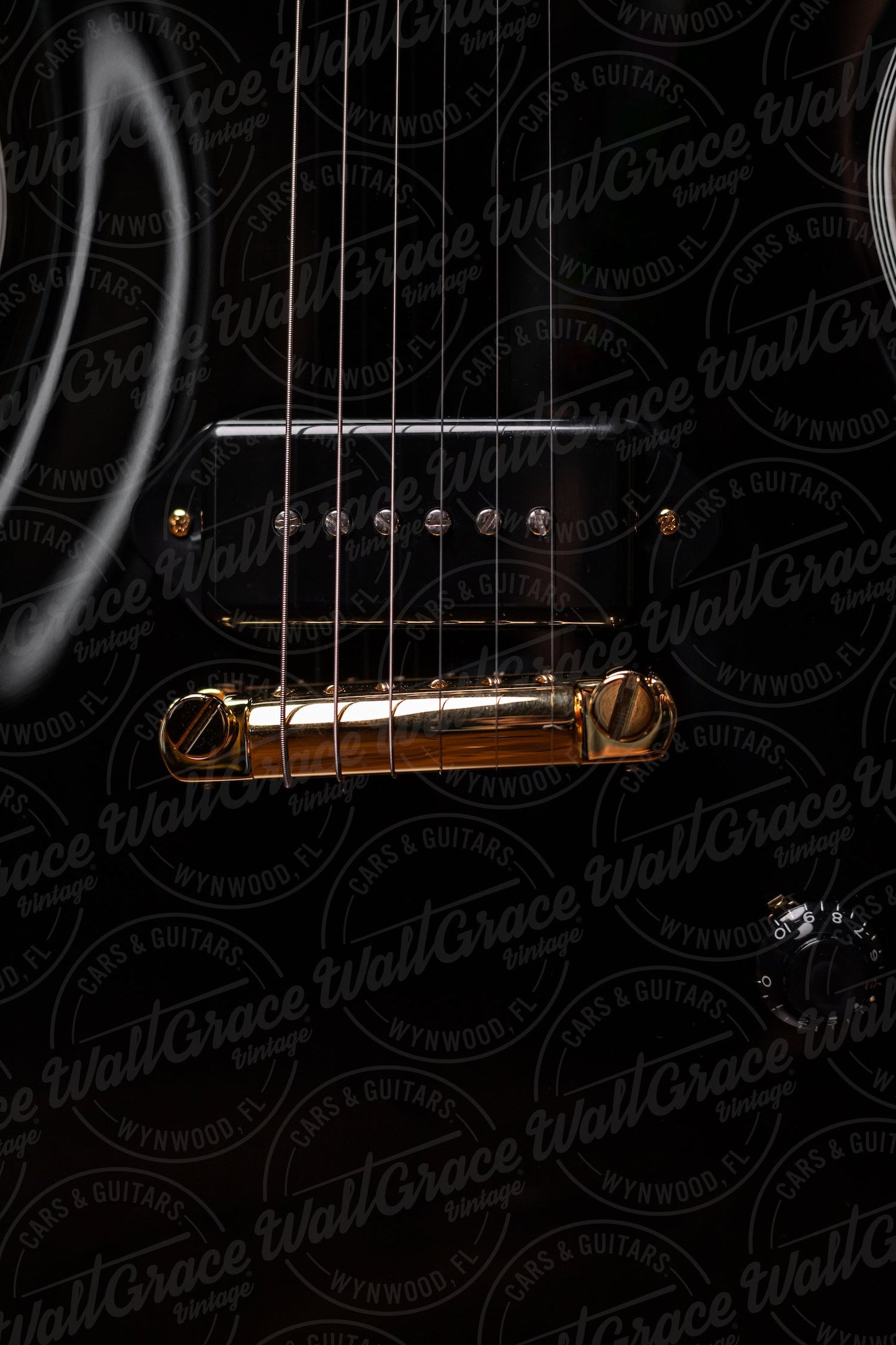 Pre-Order | Carneglia Custom Shop Stallion Custom P-90 Electric Guitar - Ebony
