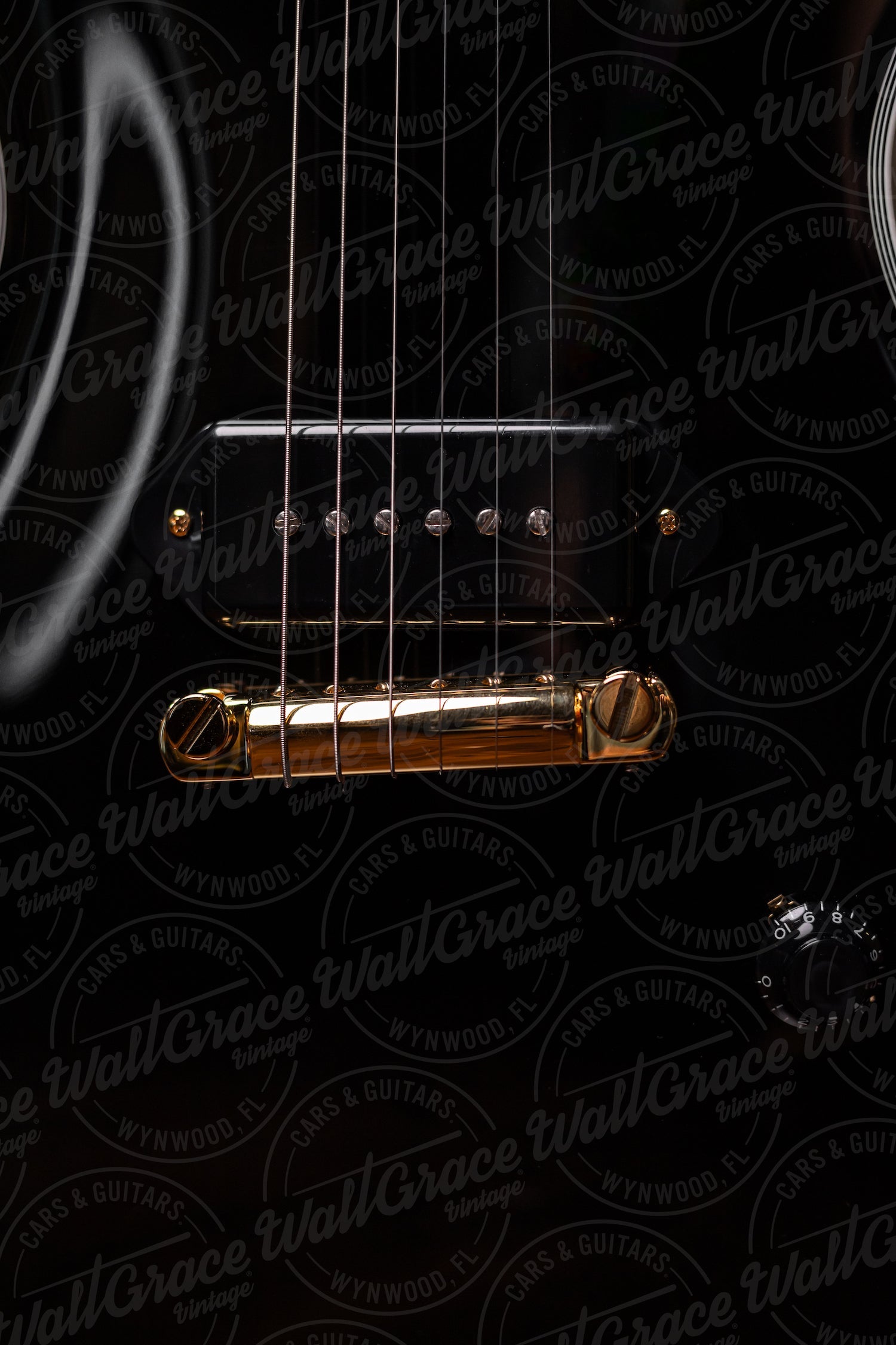 Pre-Order | Carneglia Custom Shop Stallion Custom P-90 Electric Guitar - Ebony