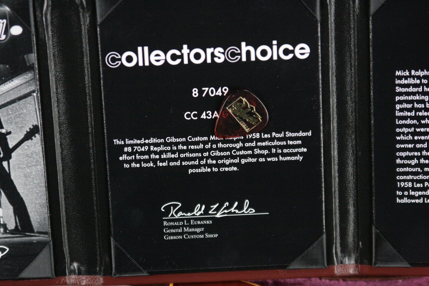 1958 Gibson CC43 Mick Ralphs Les Paul True Historic Specs! Aged Historic Reissue Collectors Choice 1959 59