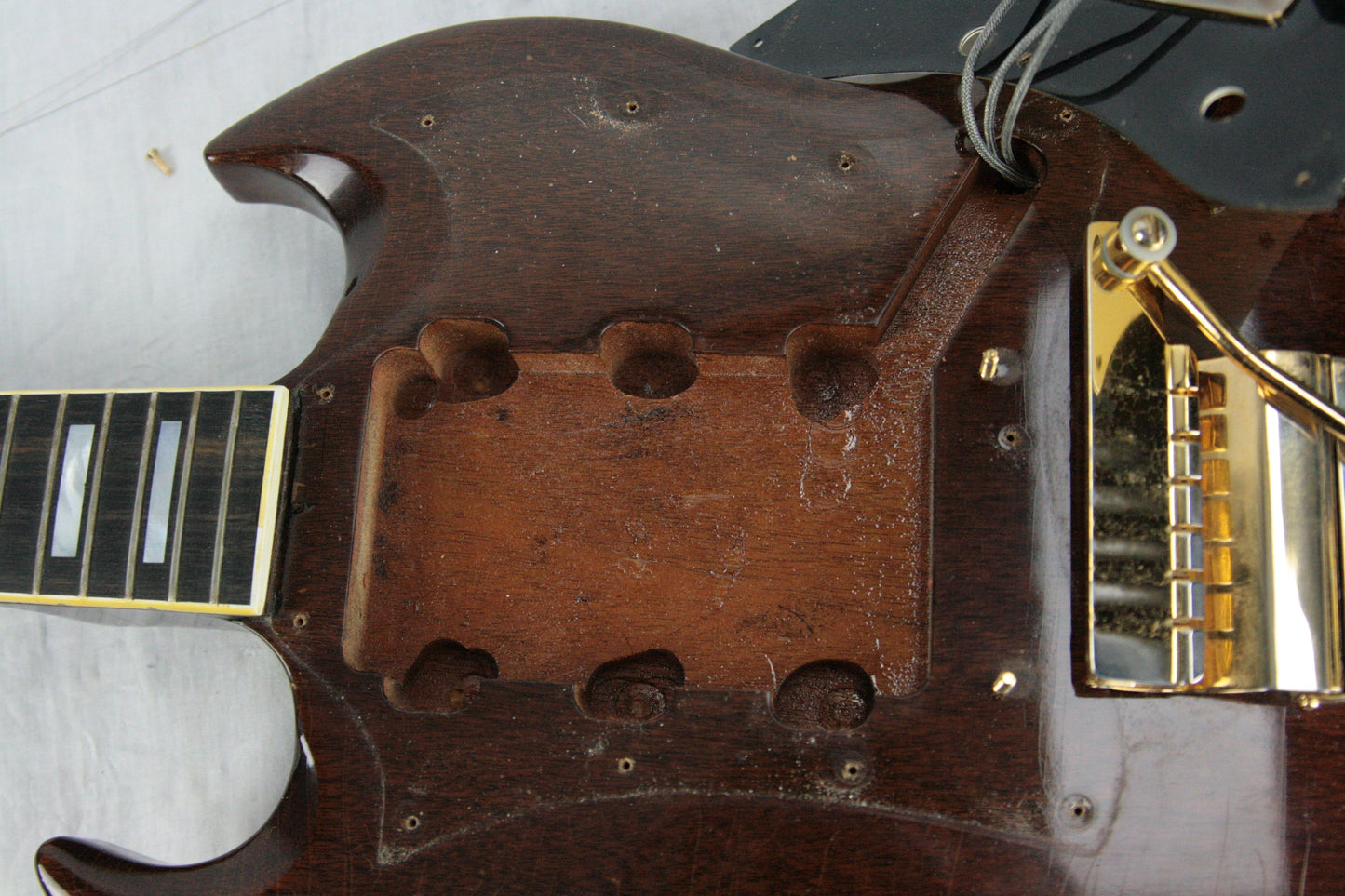 1969 Gibson SG Custom Walnut! 100% Original w OHSC! 1960's SG Les Paul