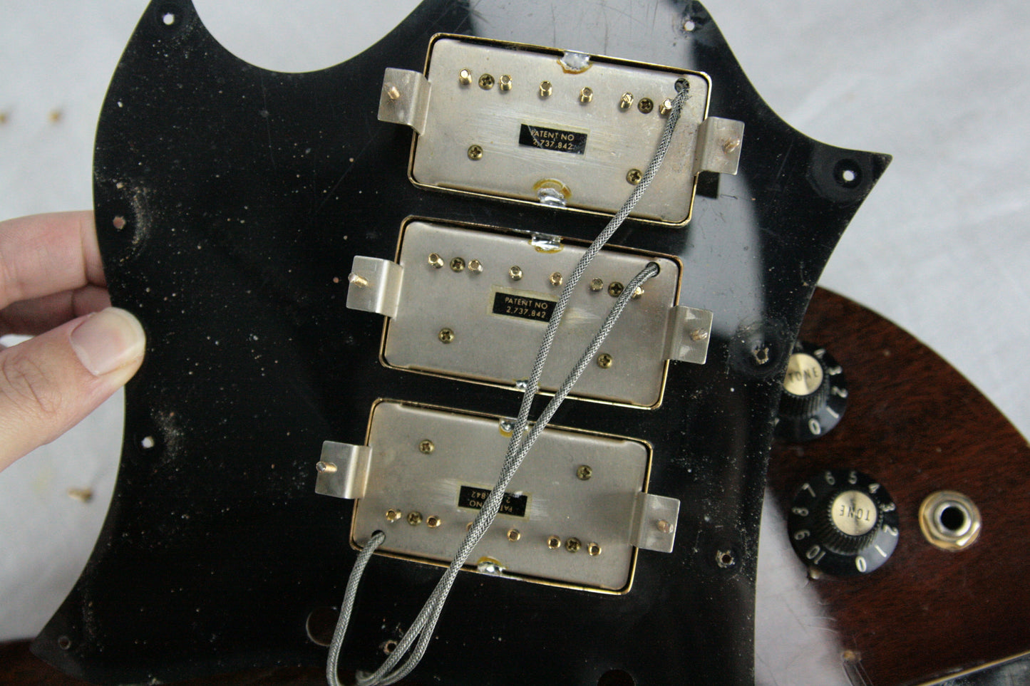 1969 Gibson SG Custom Walnut! 100% Original w OHSC! 1960's SG Les Paul