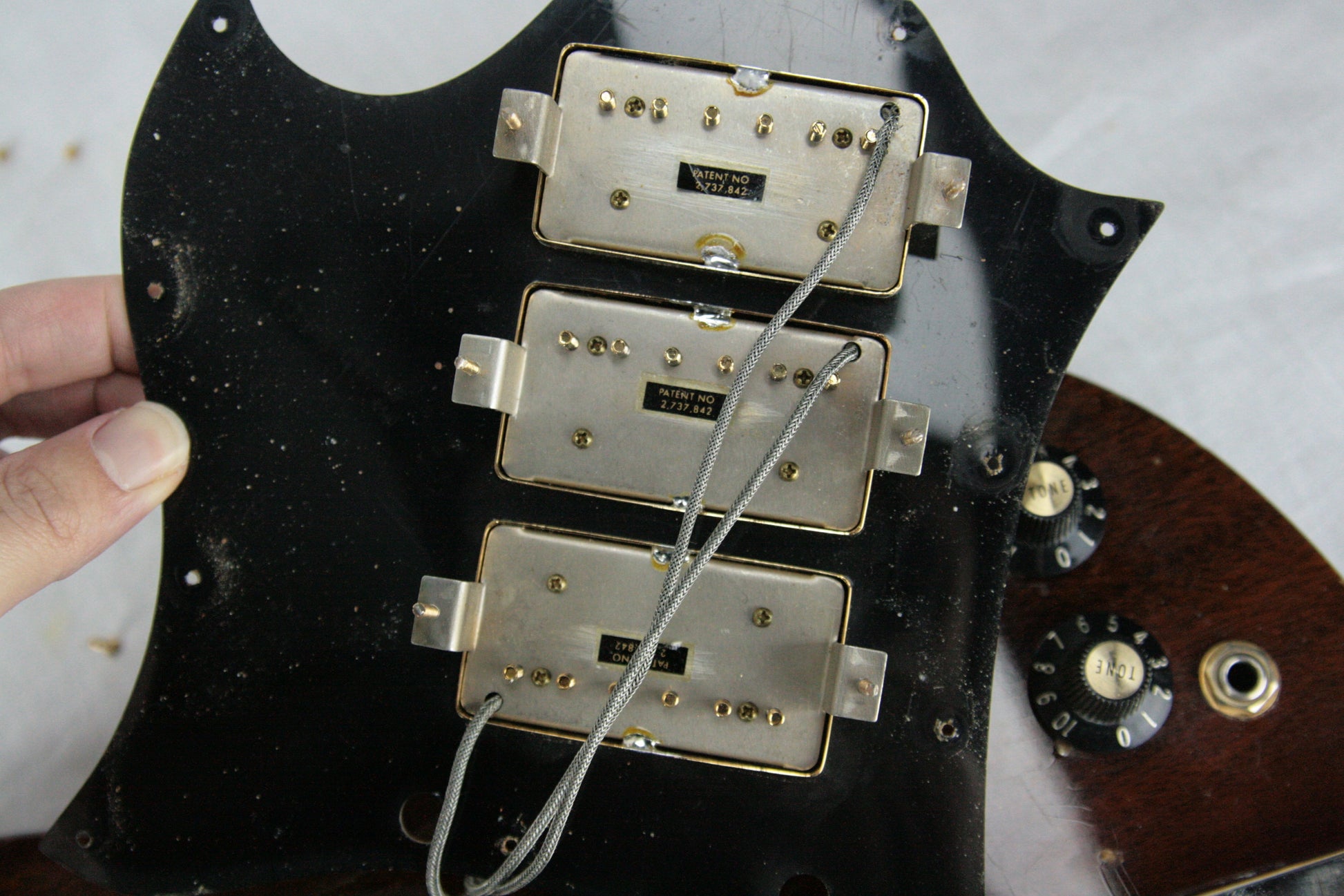 1969 Gibson SG Custom Walnut! 100% Original w OHSC! 1960's SG Les Paul