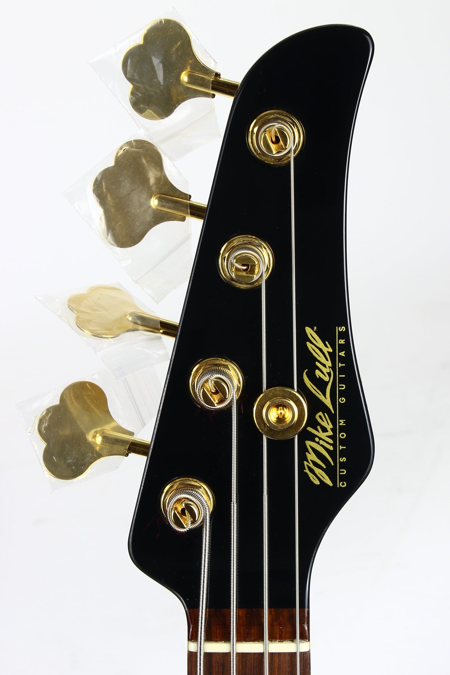 Mike Lull Tom Petersson Signature Bass TPT4 | Rare Black Finish, Gold Hardware