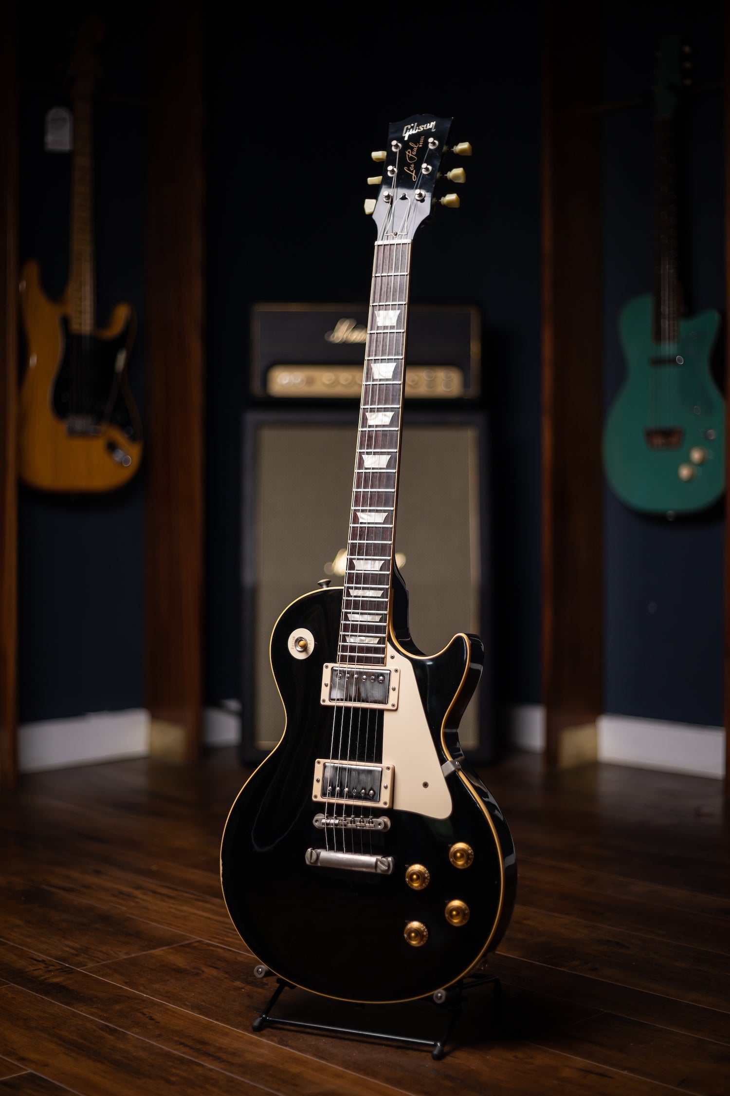 2008 Gibson Custom Shop Les Paul Standard Reissue 1957 VOS Electric Guitar - Ebony