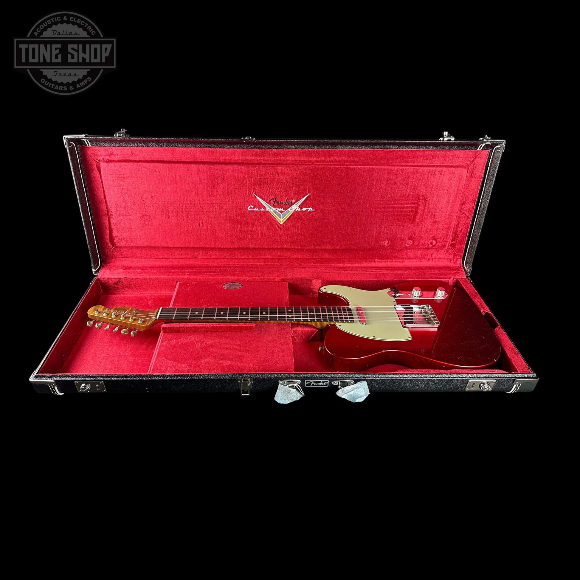 Fender Custom Shop TSG Exclusive ’63 Telecaster Chambered Candy Apple Red Journeyman Relic w/case CZ591136