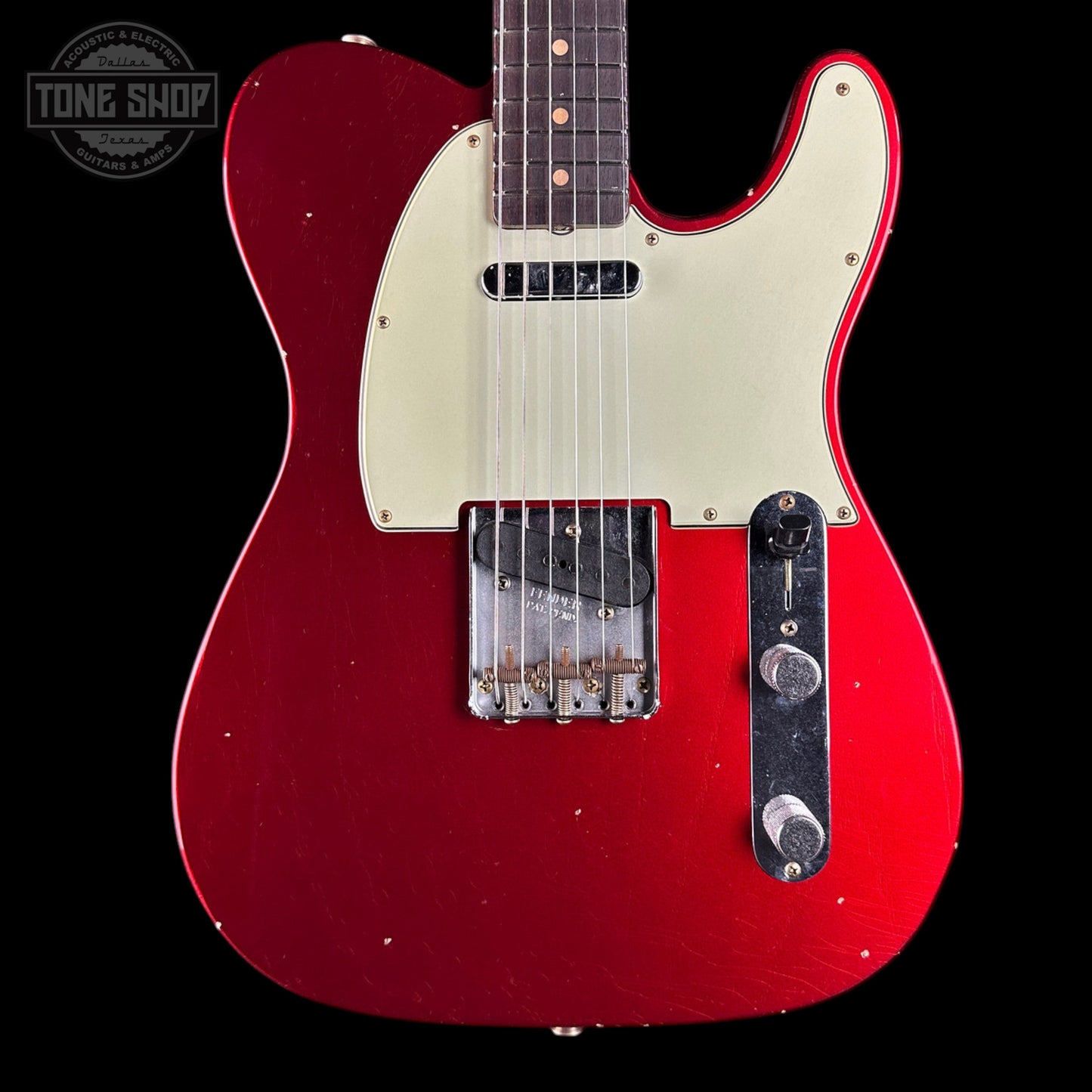 Fender Custom Shop TSG Exclusive ’63 Telecaster Chambered Candy Apple Red Journeyman Relic w/case CZ591136