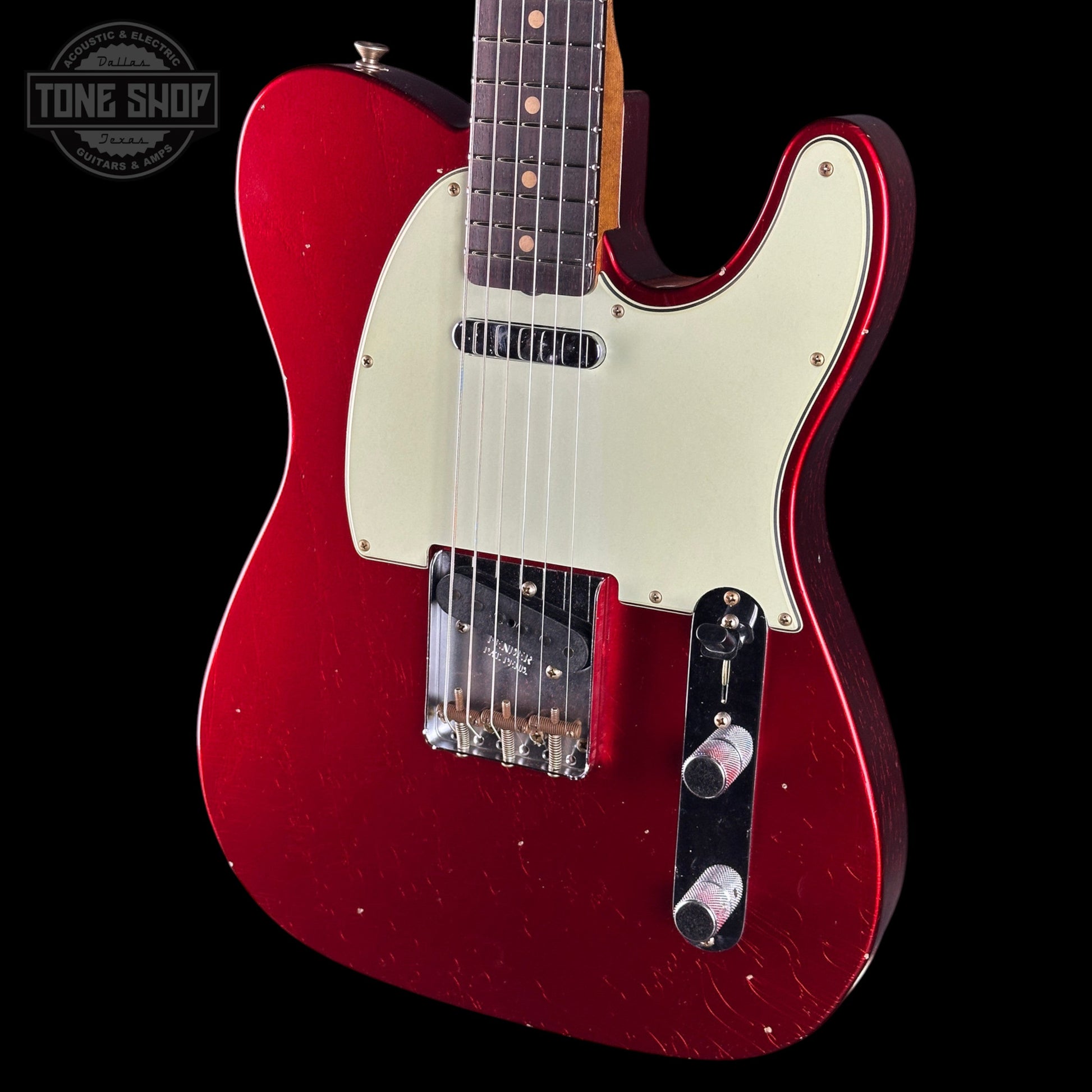 Fender Custom Shop TSG Exclusive ’63 Telecaster Chambered Candy Apple Red Journeyman Relic w/case CZ591136