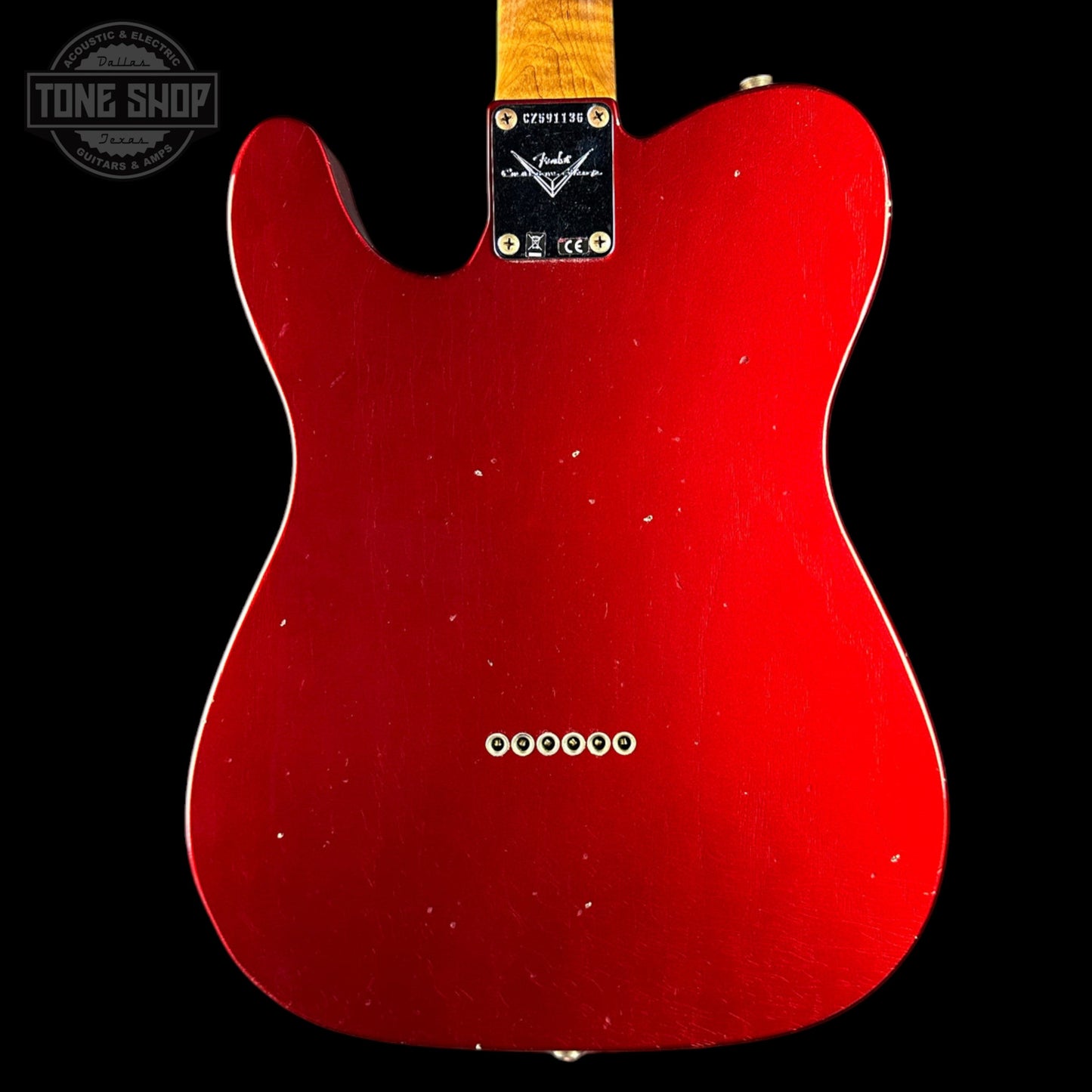 Fender Custom Shop TSG Exclusive ’63 Telecaster Chambered Candy Apple Red Journeyman Relic w/case CZ591136