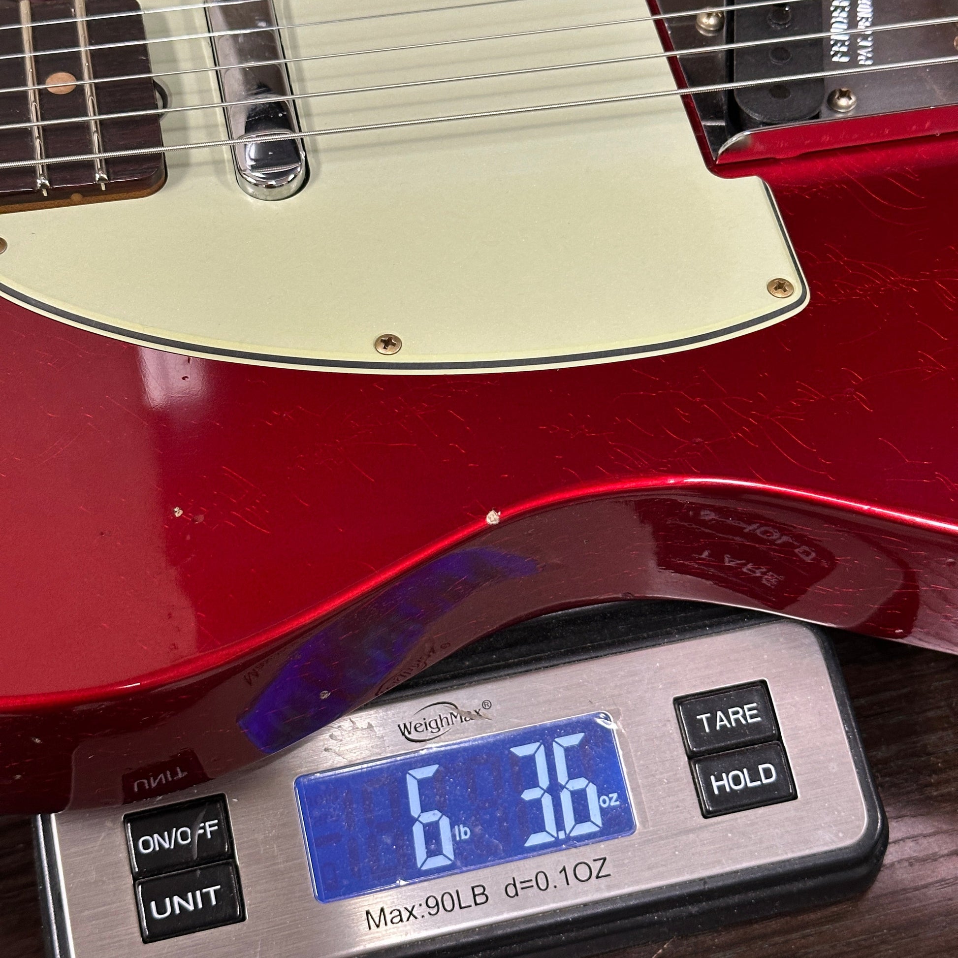 Fender Custom Shop TSG Exclusive ’63 Telecaster Chambered Candy Apple Red Journeyman Relic w/case CZ591136